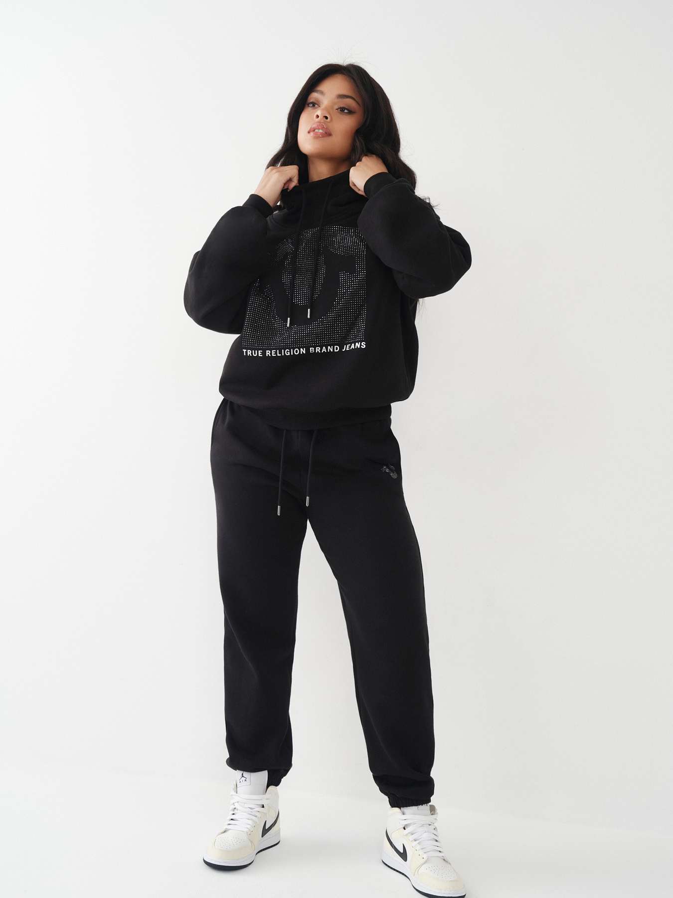 True religion sweat suit hot sale set