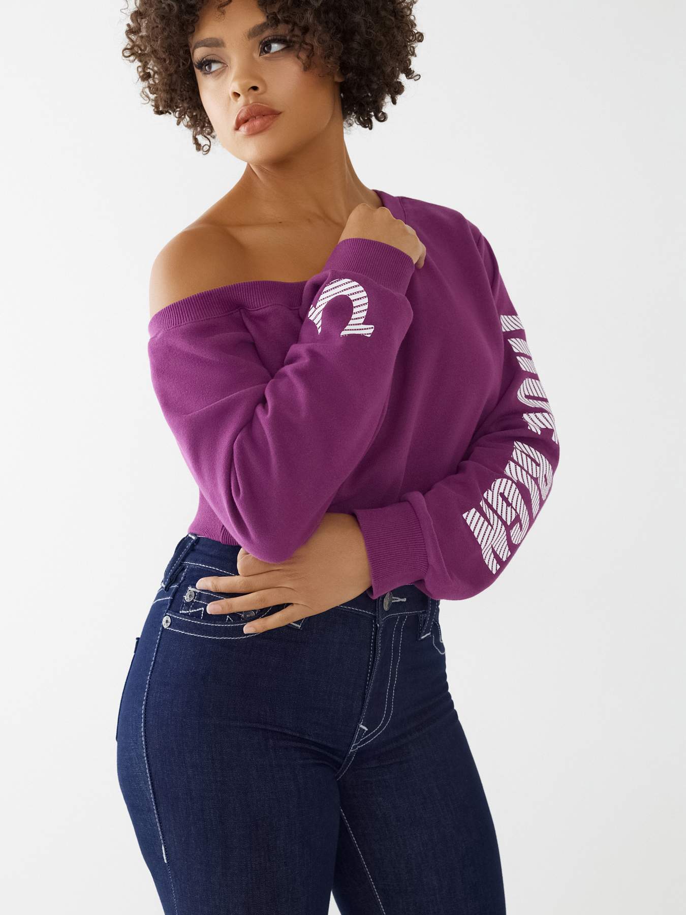 SUDADERA OFF SHOULDER, image 2