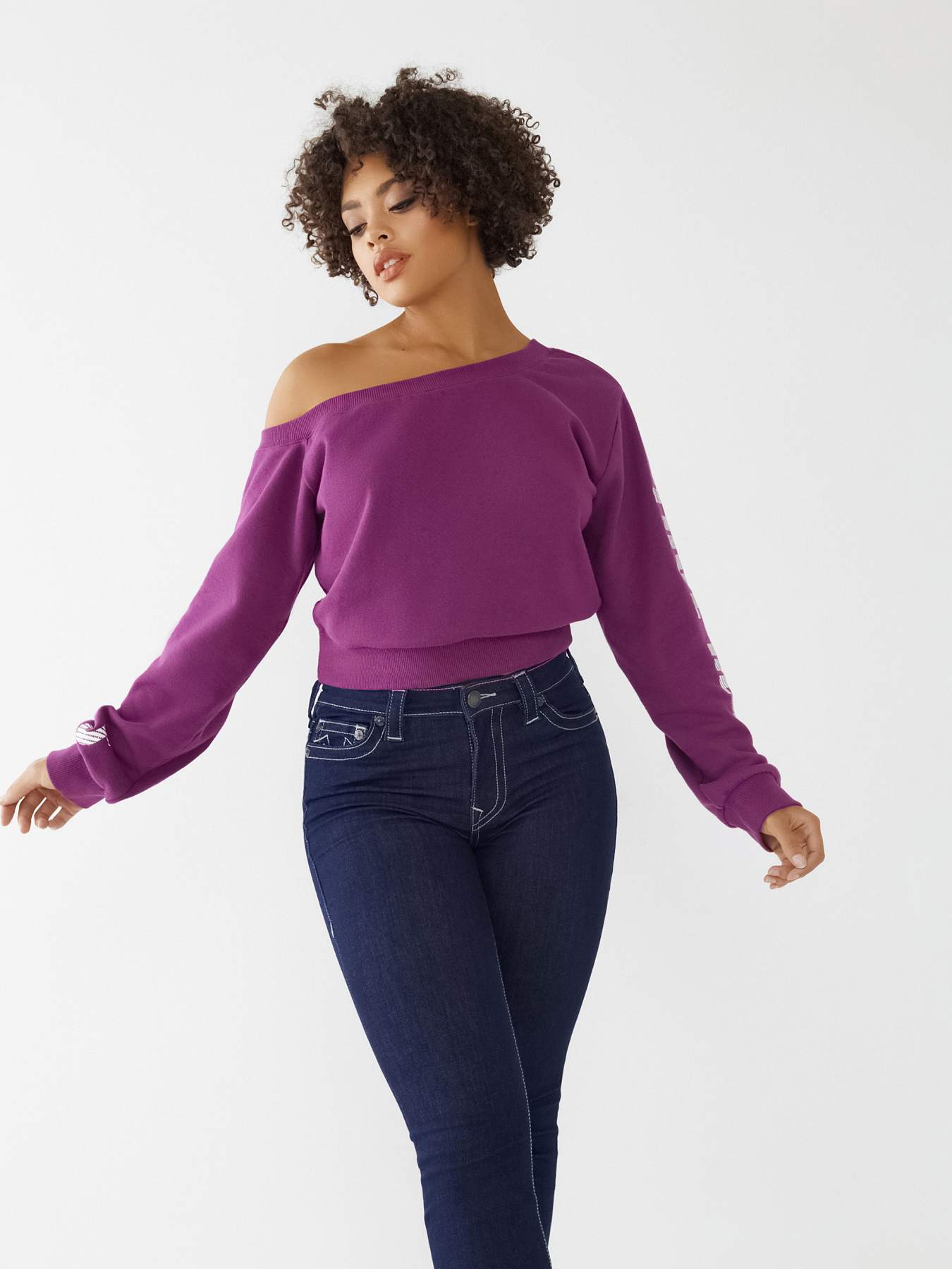 SUDADERA OFF SHOULDER, image 3