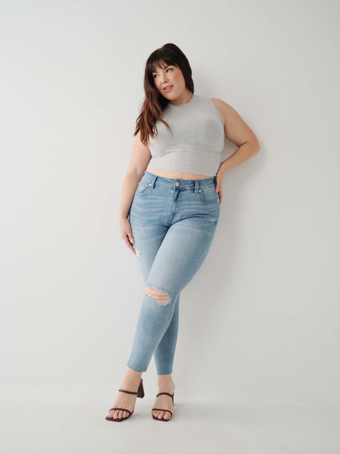 JENNIE CURVY SKINNY ANKLE JEAN