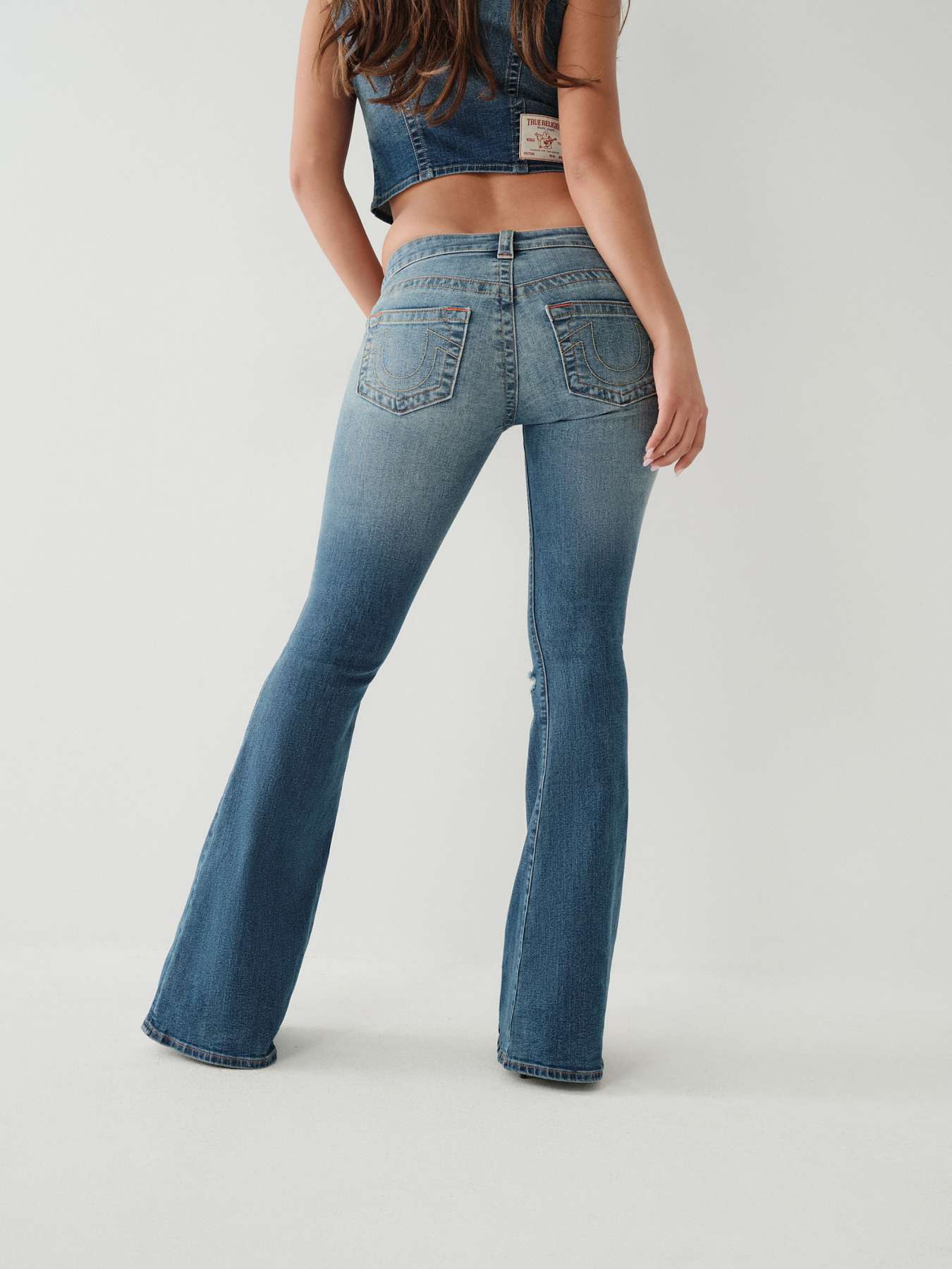 Flared Low Jeans