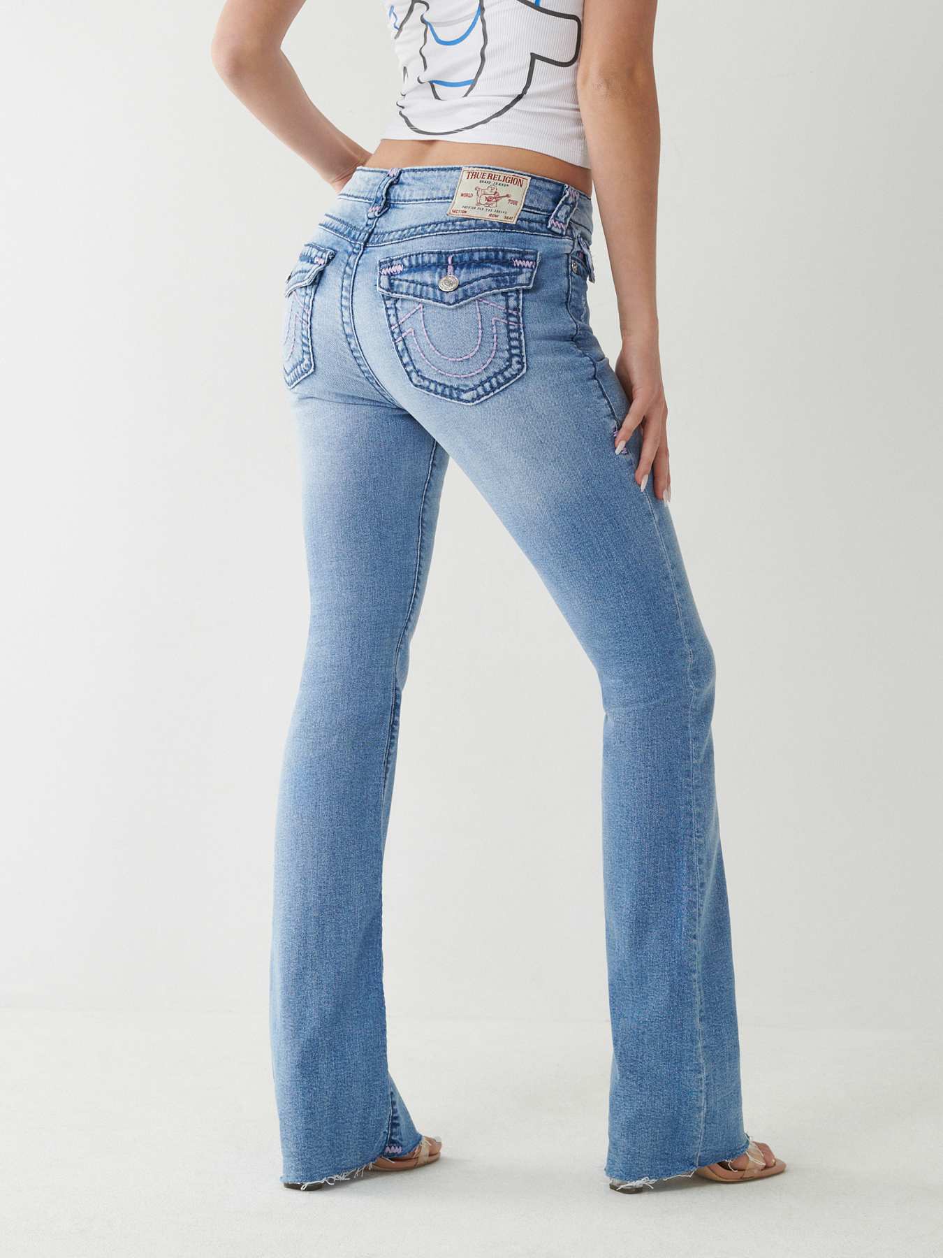 BECCA SUPER T STITCH BOOTCUT JEAN