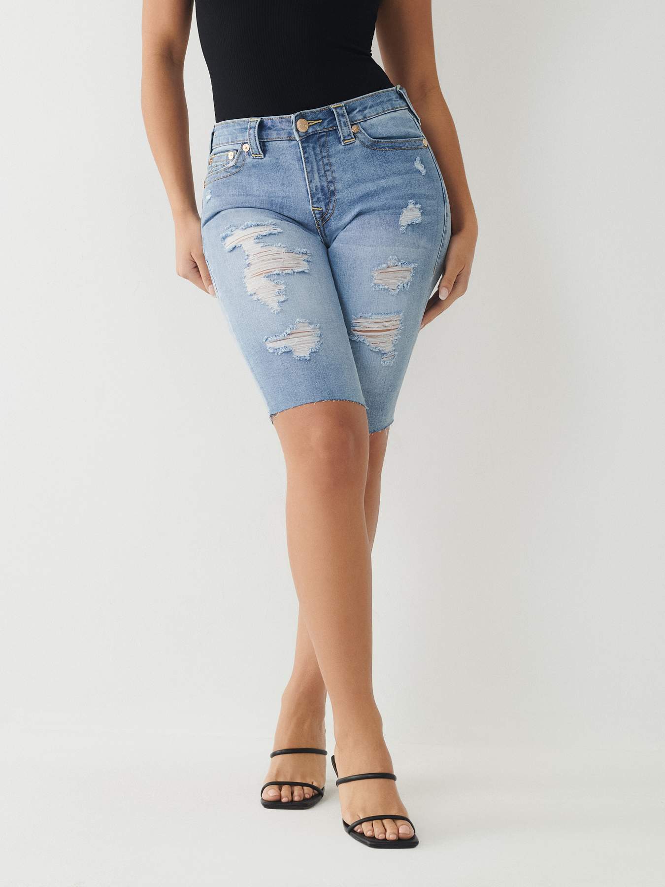 RILEY KNEE SHORT Blue True Religion