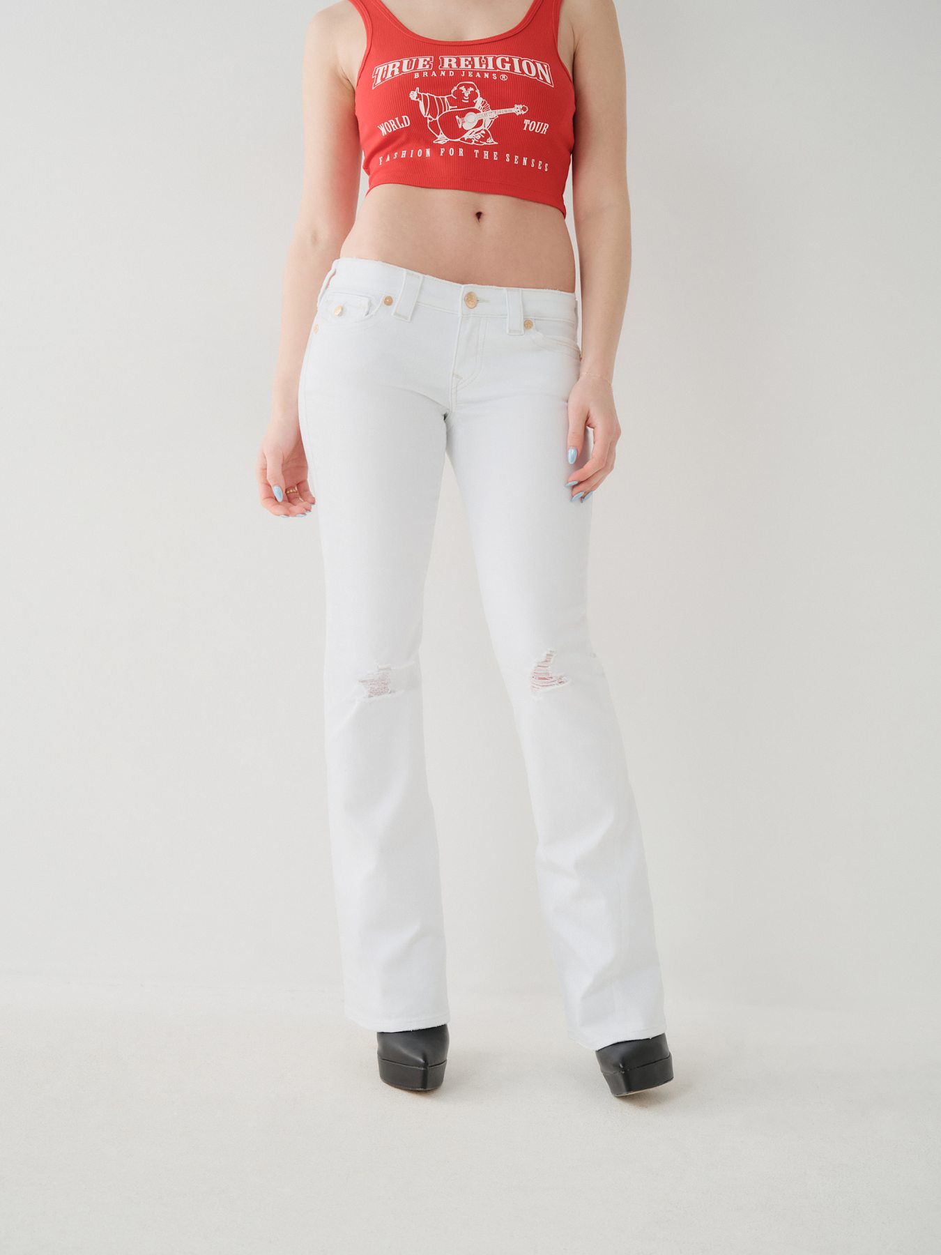 JOEY LOW RISE FLARE JEAN