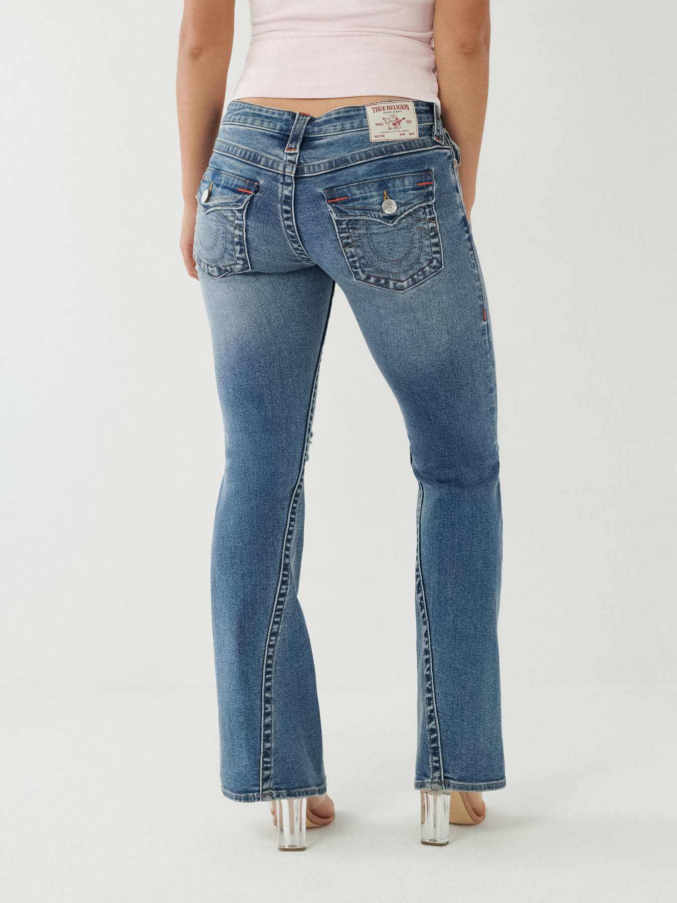 True Religion Joey Low-Rise Flare Jeans