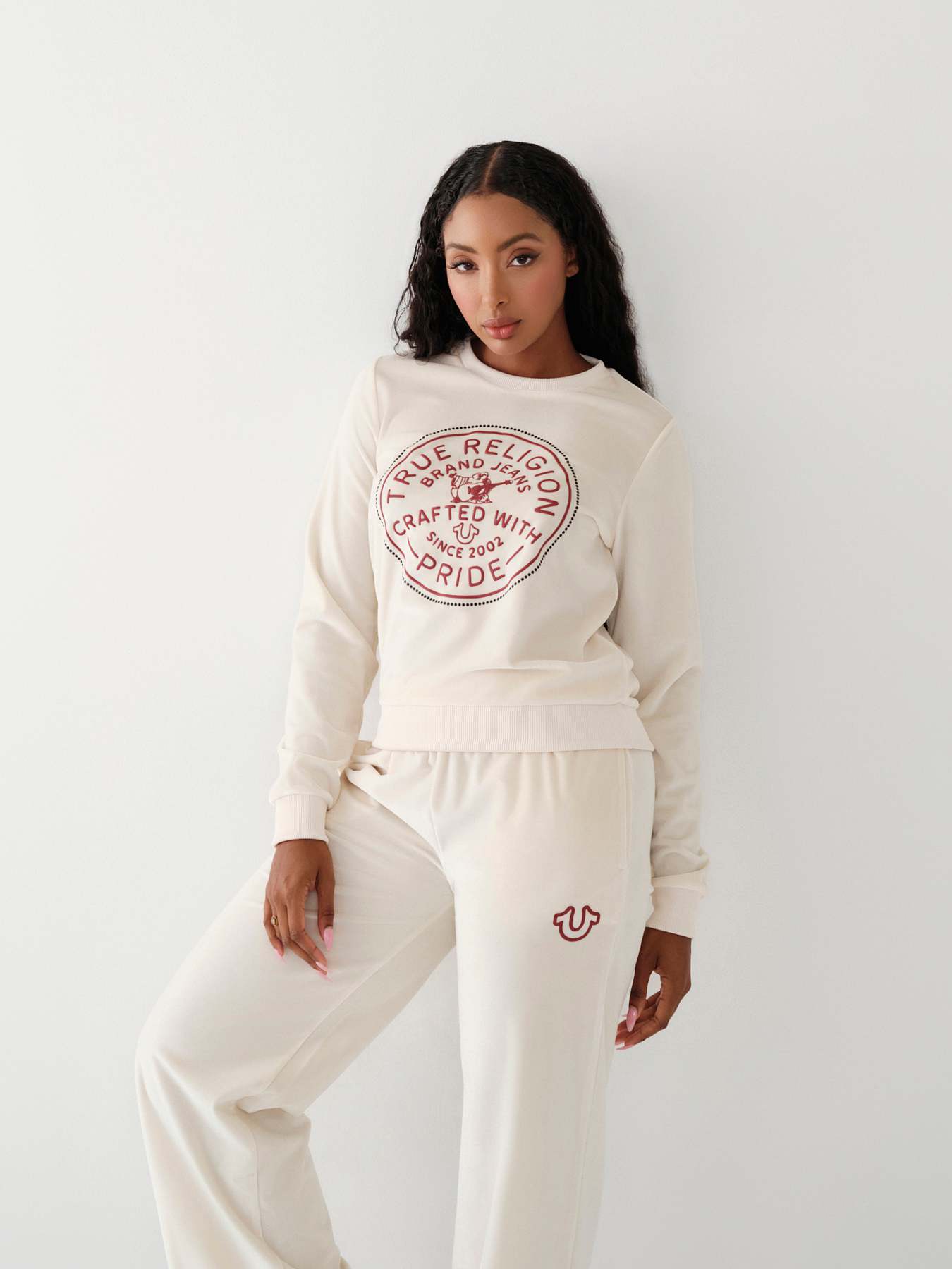 VELOUR CRYSTAL SWEATSHIRT, image 2