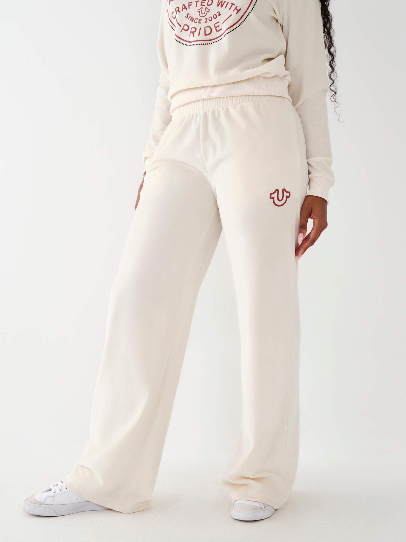VELOUR WIDE LEG LOUNGE PANT, image 3