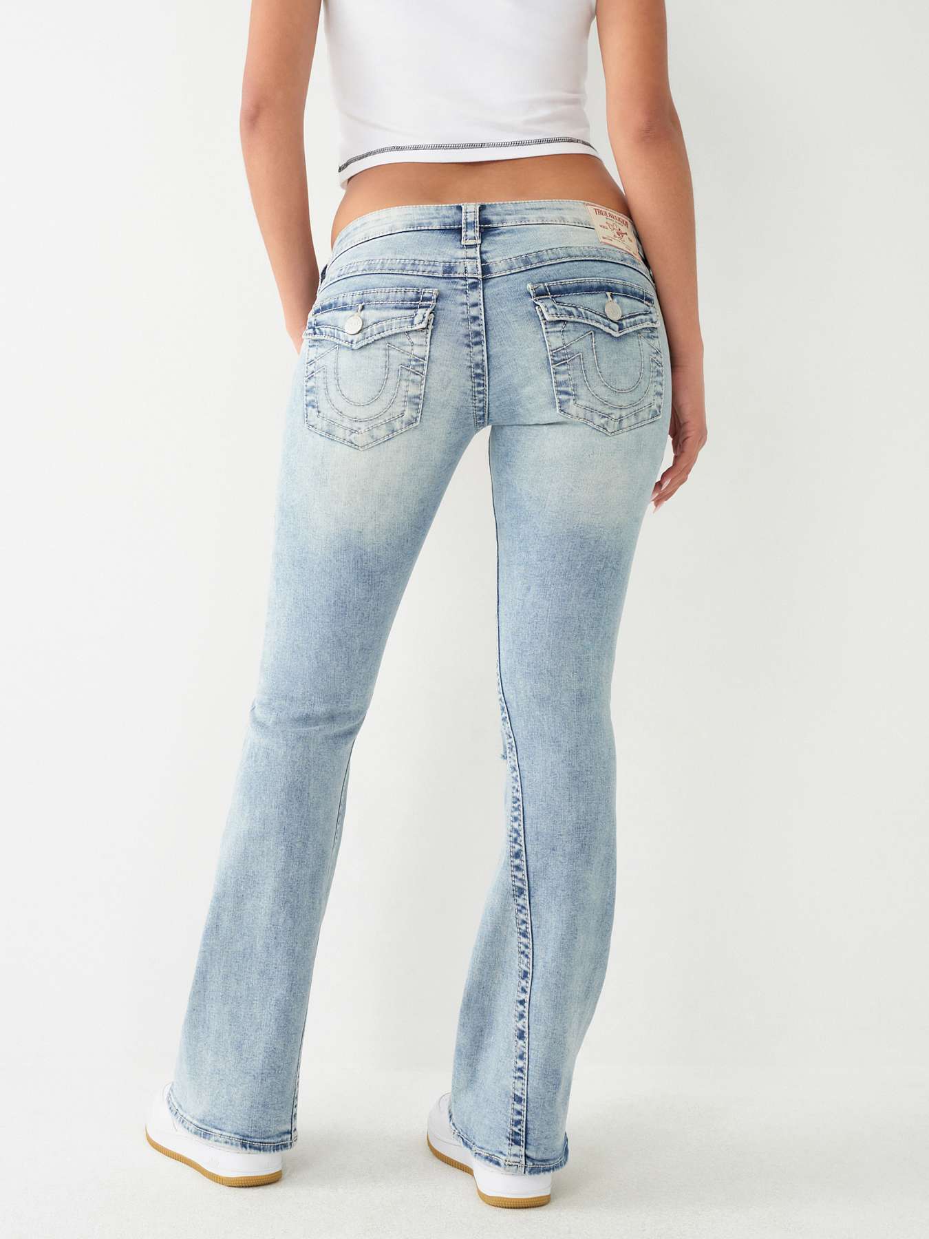 JOEY LOW RISE BIG T FLARE JEAN