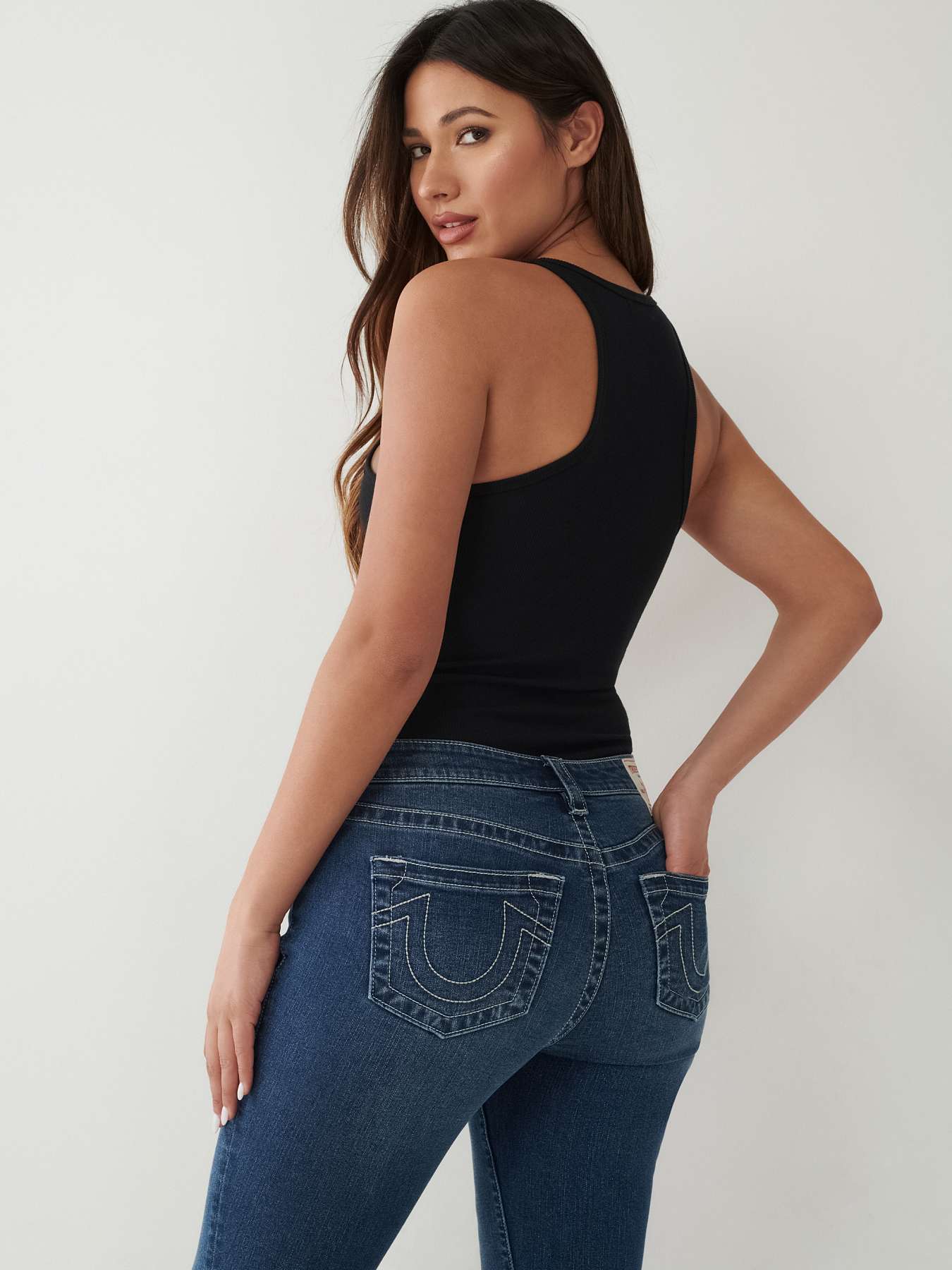 JEANS SKINNY CURVIL&Iacute;NEOS JENNIE AL TOBILLO