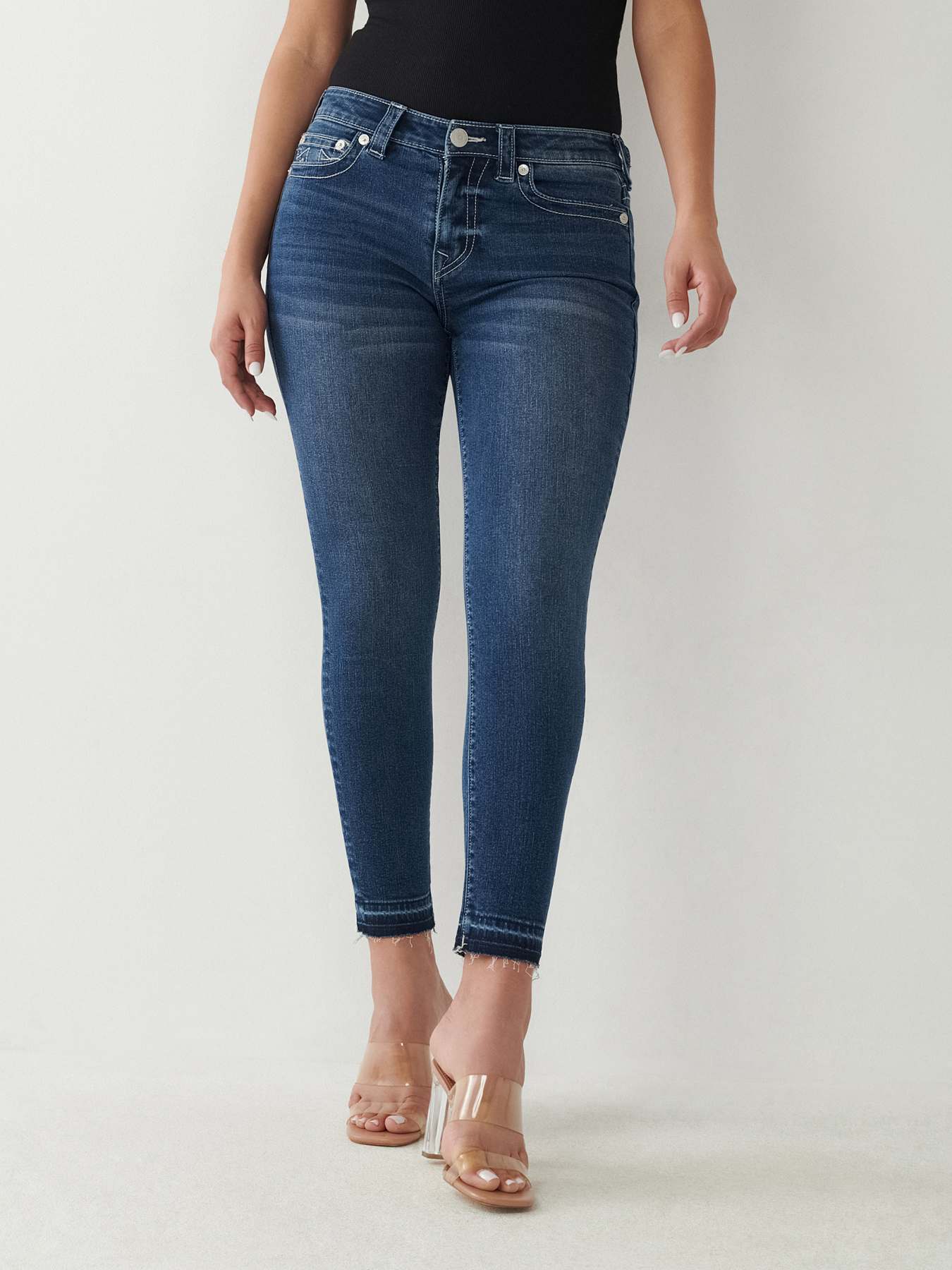 JEANS SKINNY CURVIL&Iacute;NEOS JENNIE AL TOBILLO