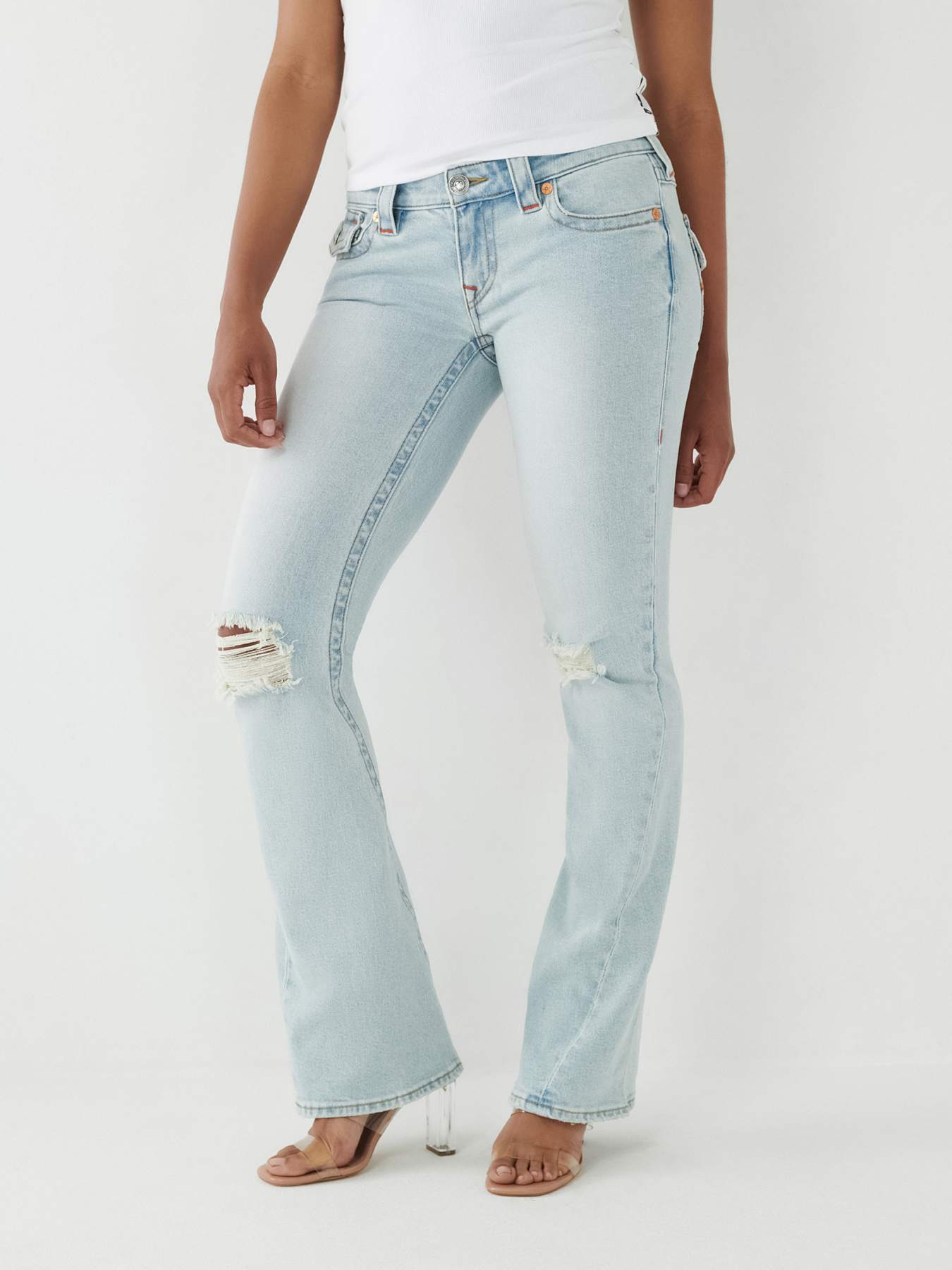 JOEY LOW RISE FLARE JEAN