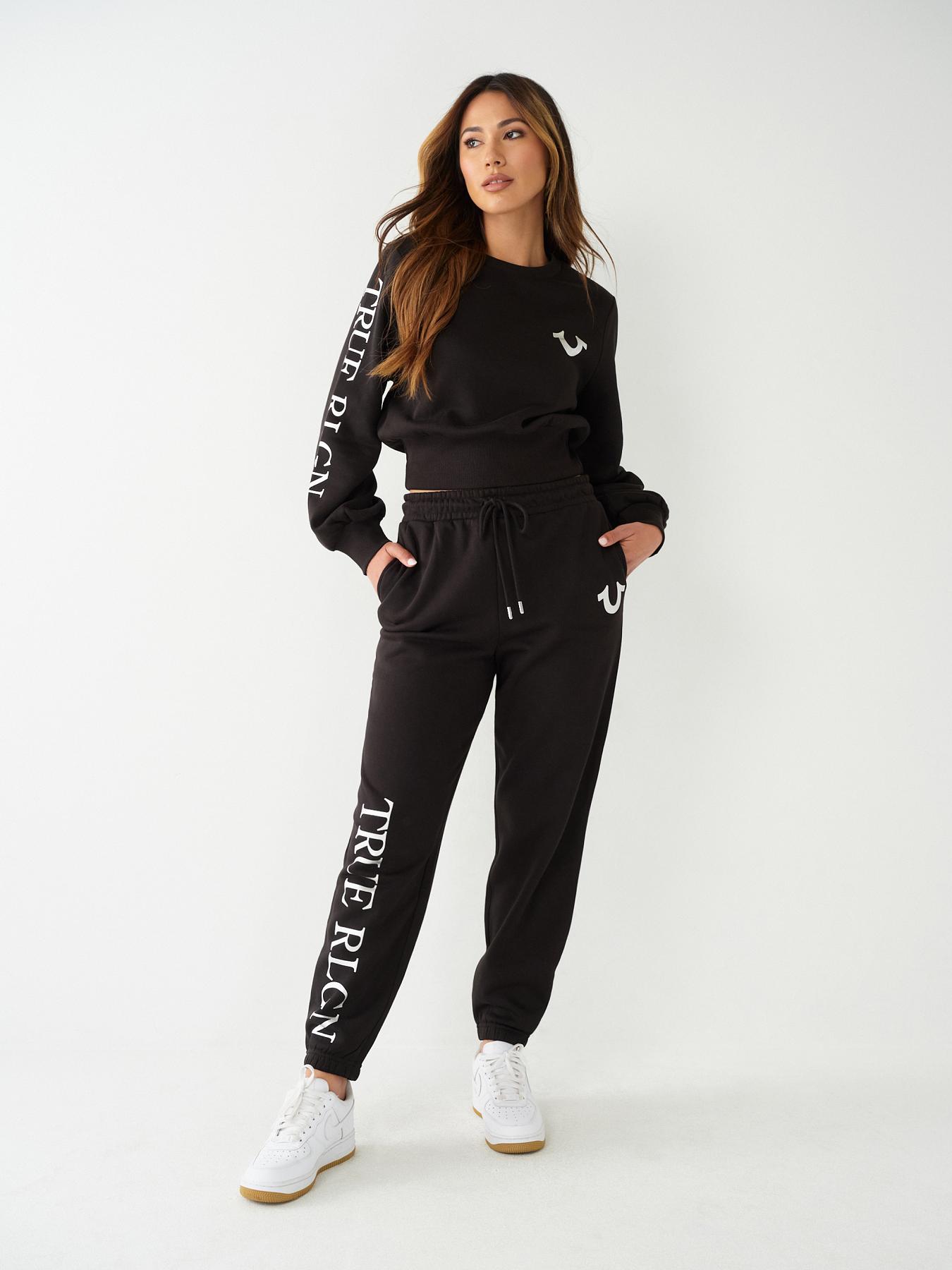 True Religion Jogger Athletic Sweatsuits for Women