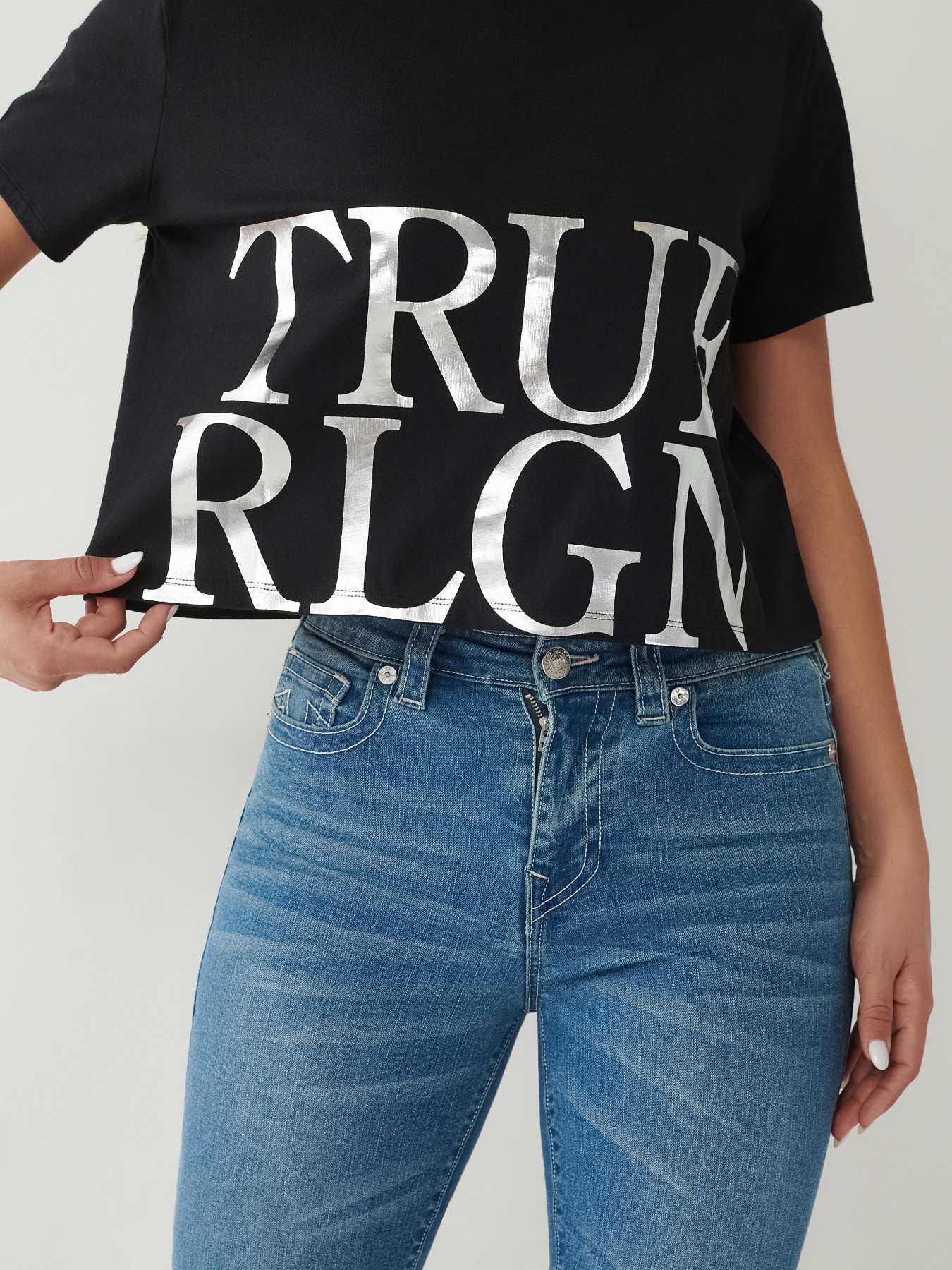 TRUE RLGN CROP RELAXED TEE, image 3