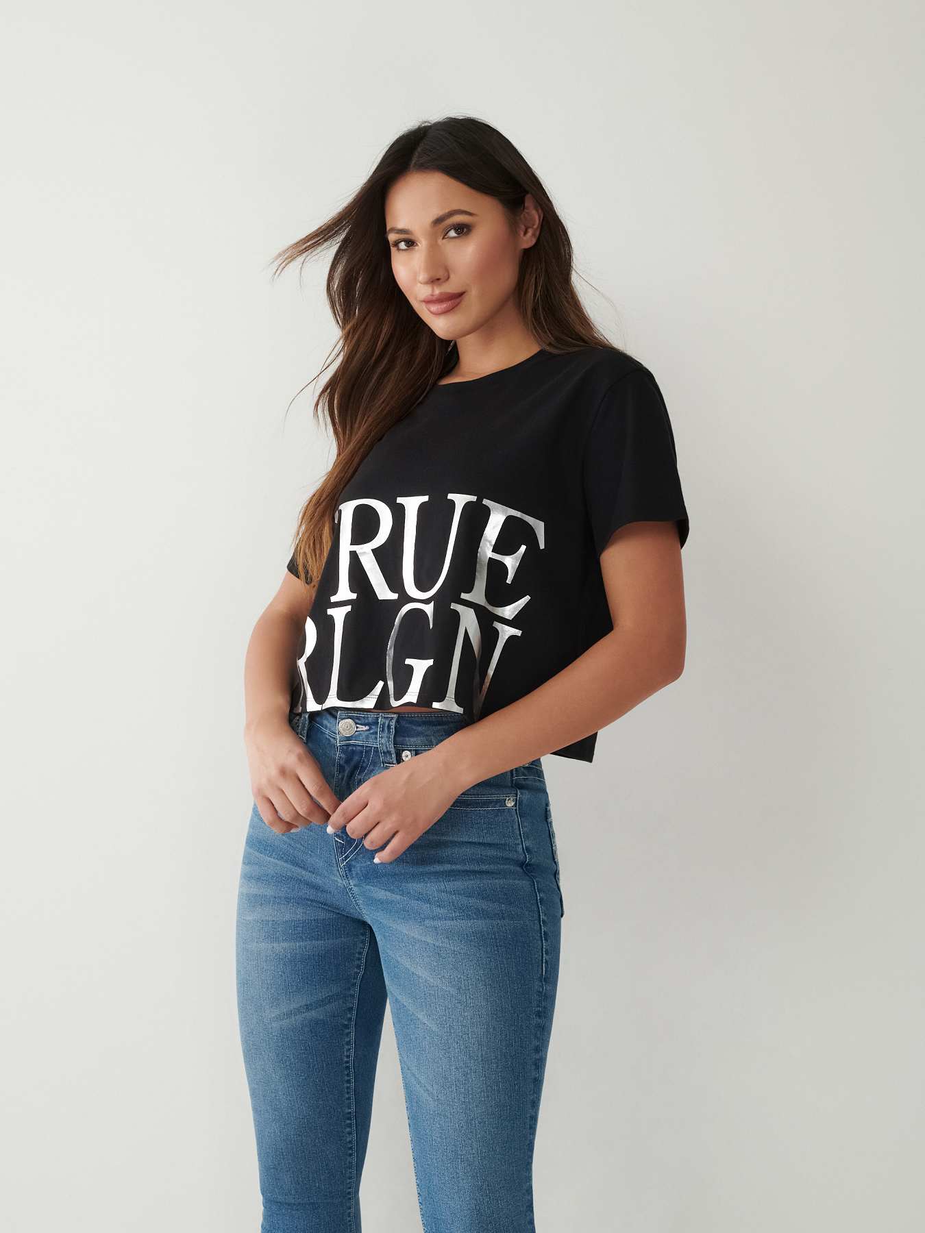 TRUE RLGN CROP RELAXED TEE, image 5
