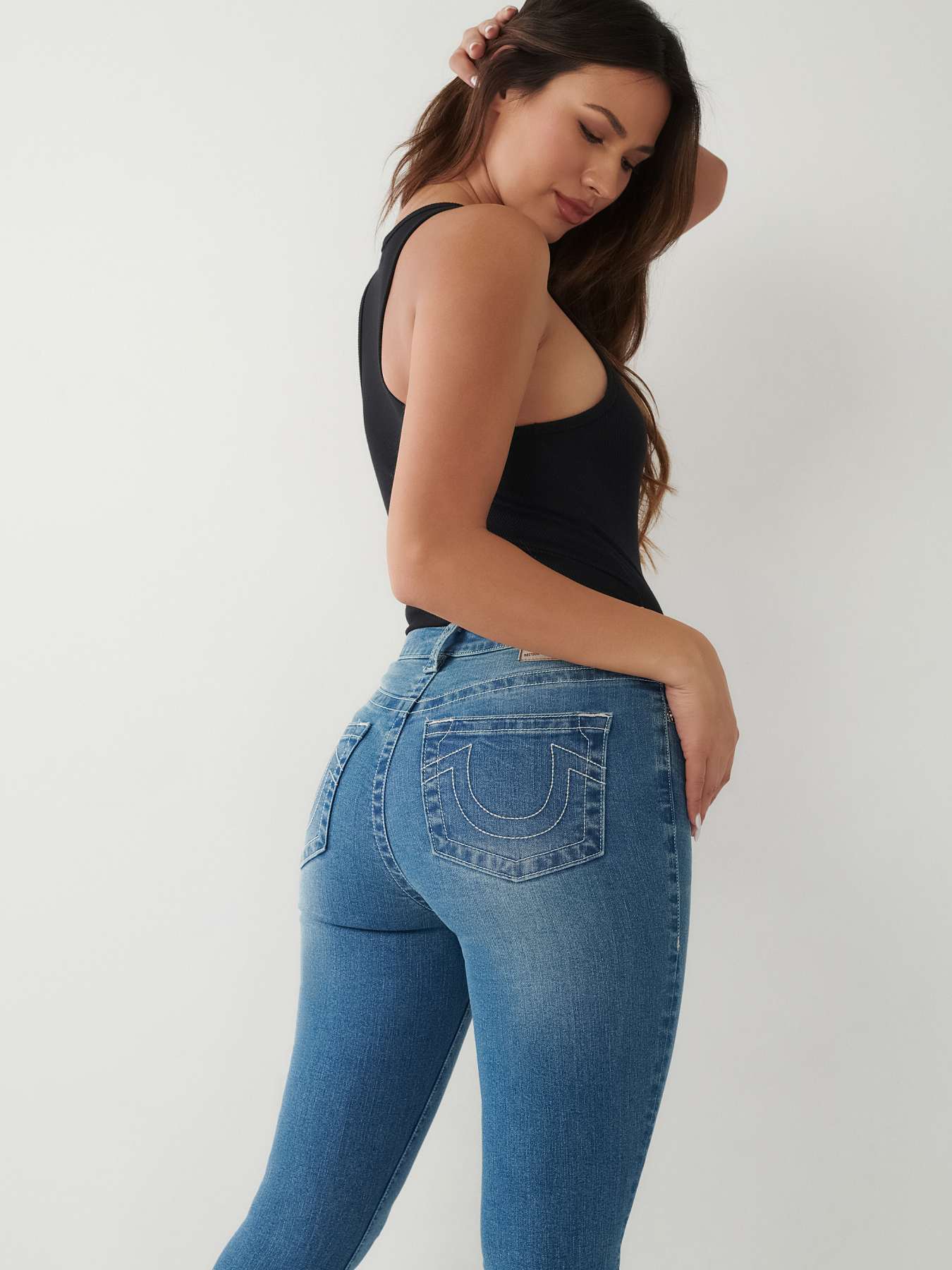 True religion halle 2025 high rise skinny jeans