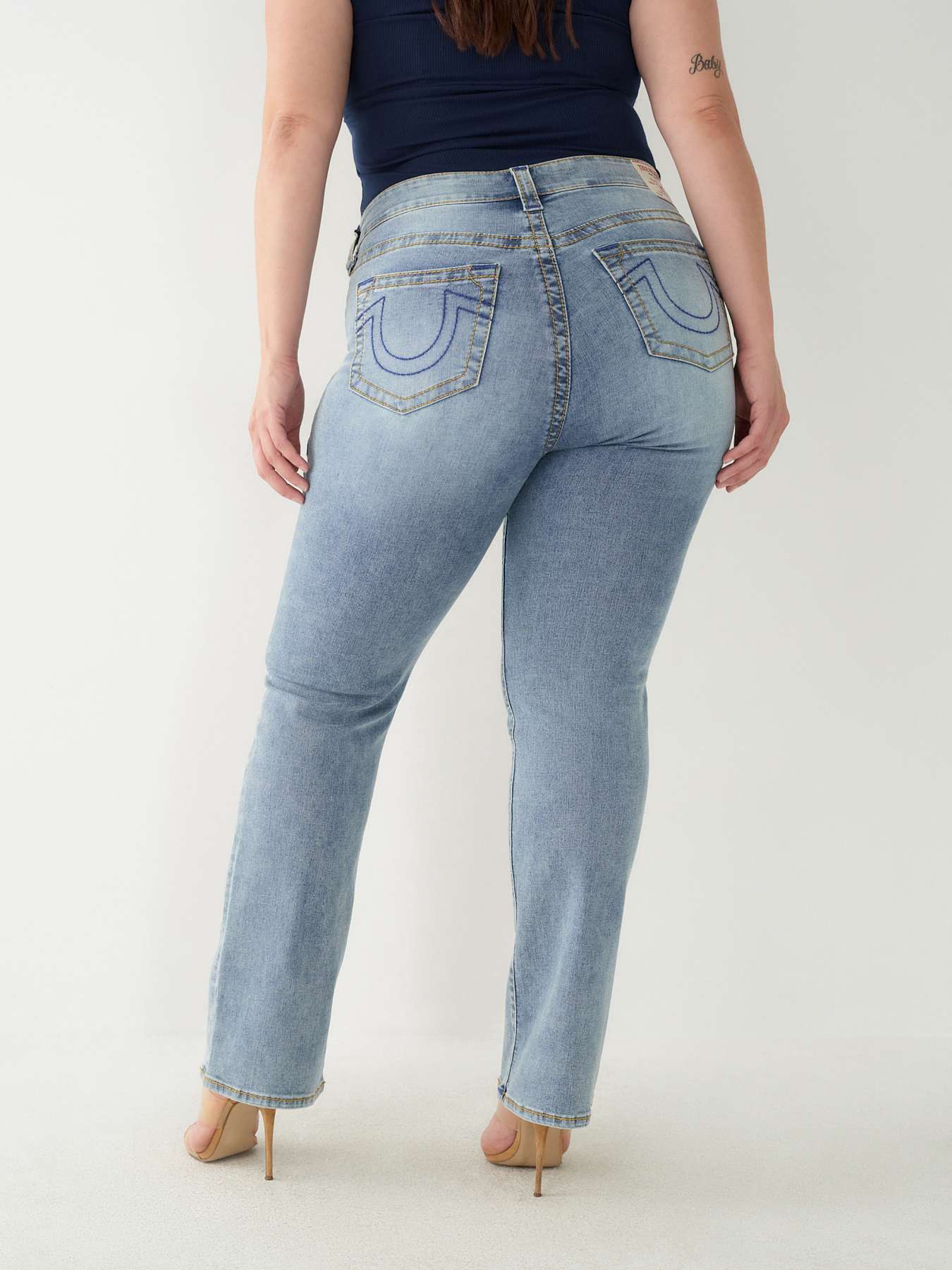 BILLIE BIG T STITCH STRAIGHT JEAN