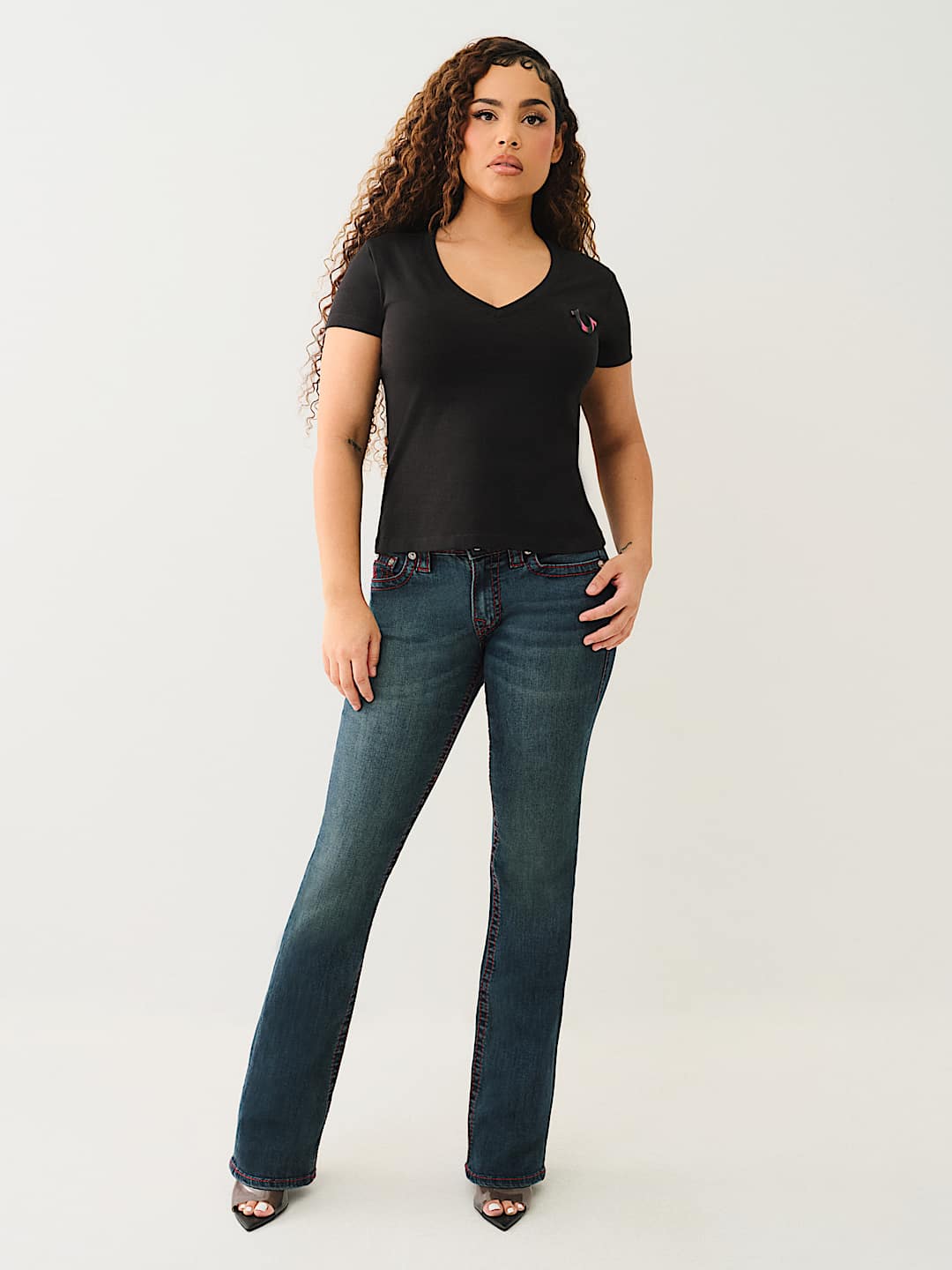 TRUE LOGO V TEE, image 3