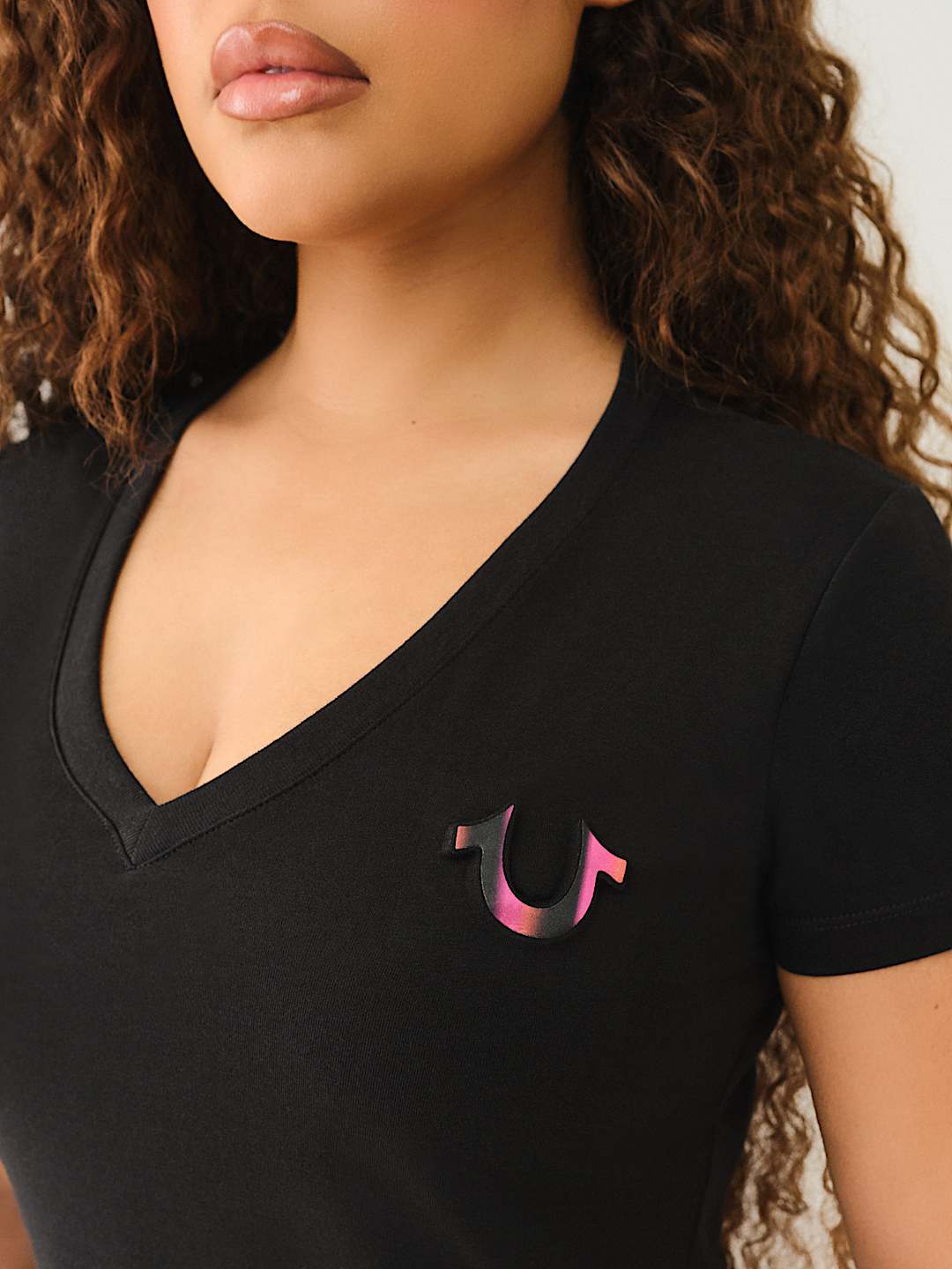 TRUE LOGO V TEE, image 4