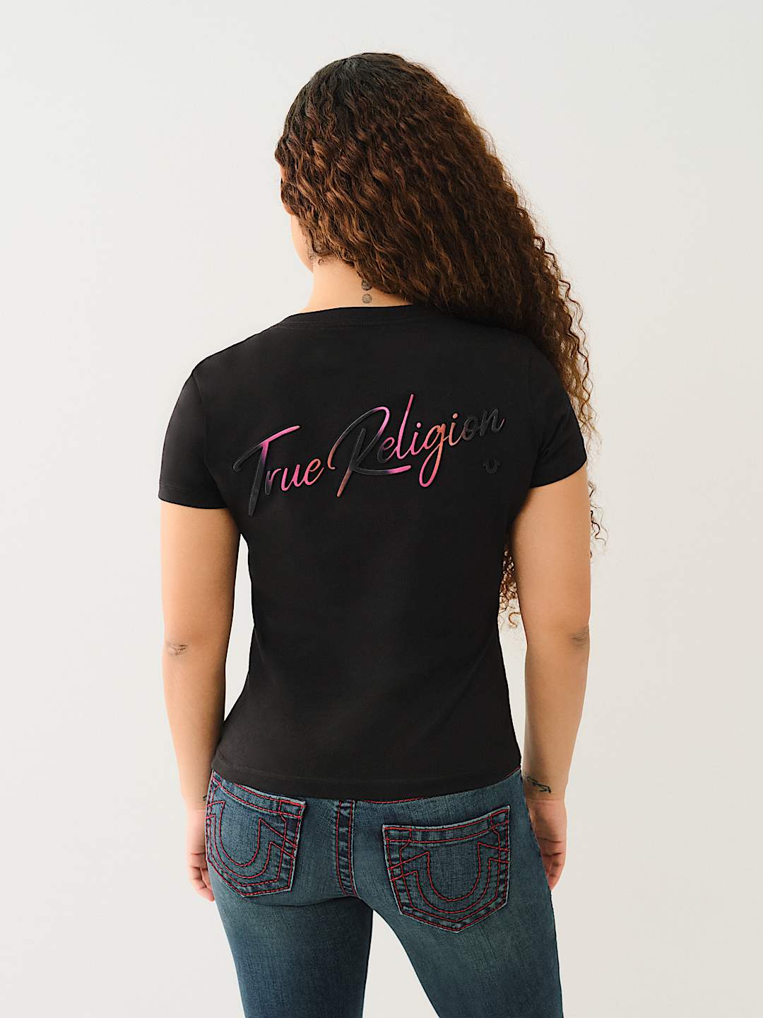 TRUE LOGO V TEE, image 5