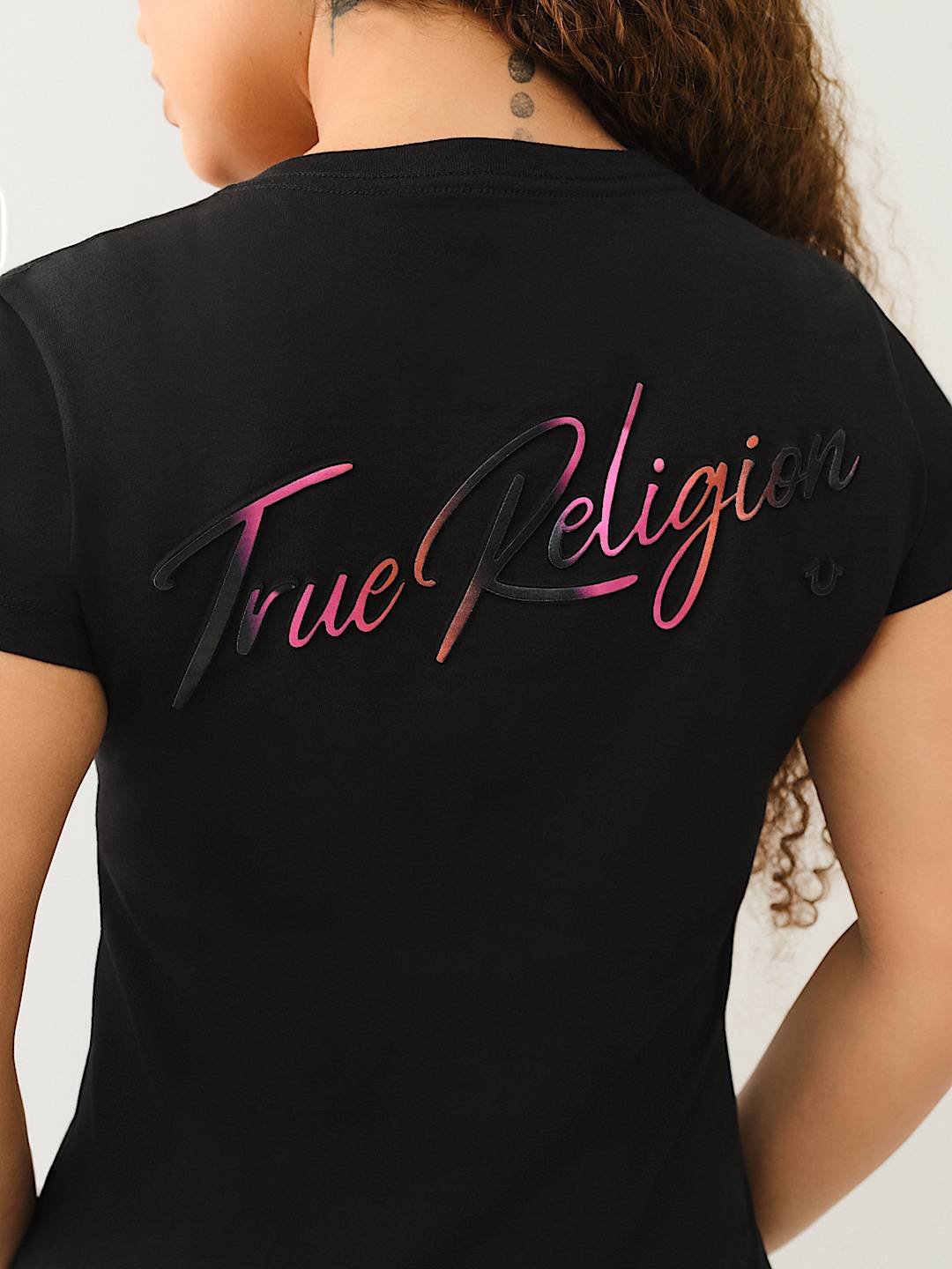 TRUE LOGO V TEE, image 1