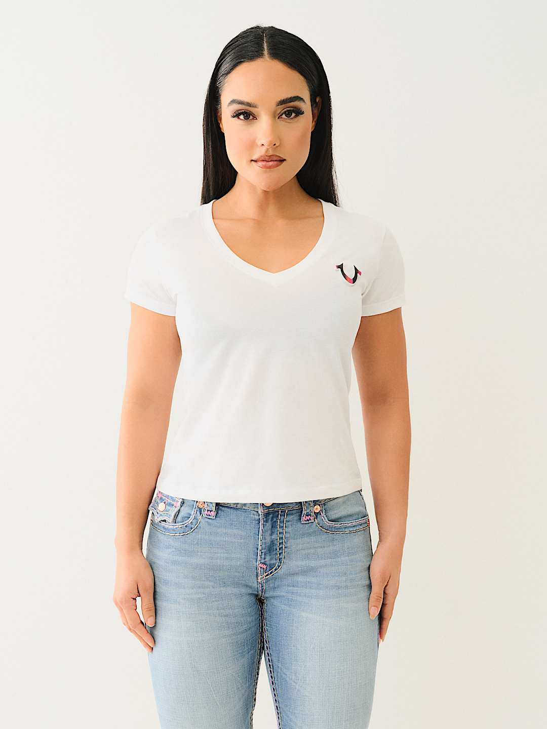 TRUE LOGO V TEE, image 2