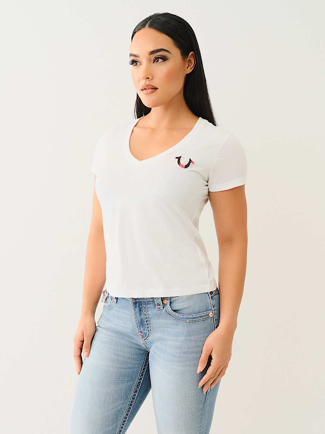 TRUE LOGO V TEE, image 3