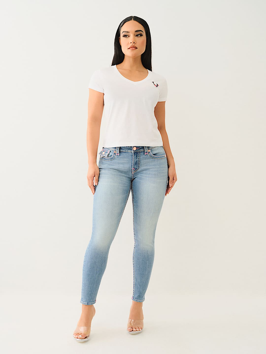 TRUE LOGO V TEE, image 4