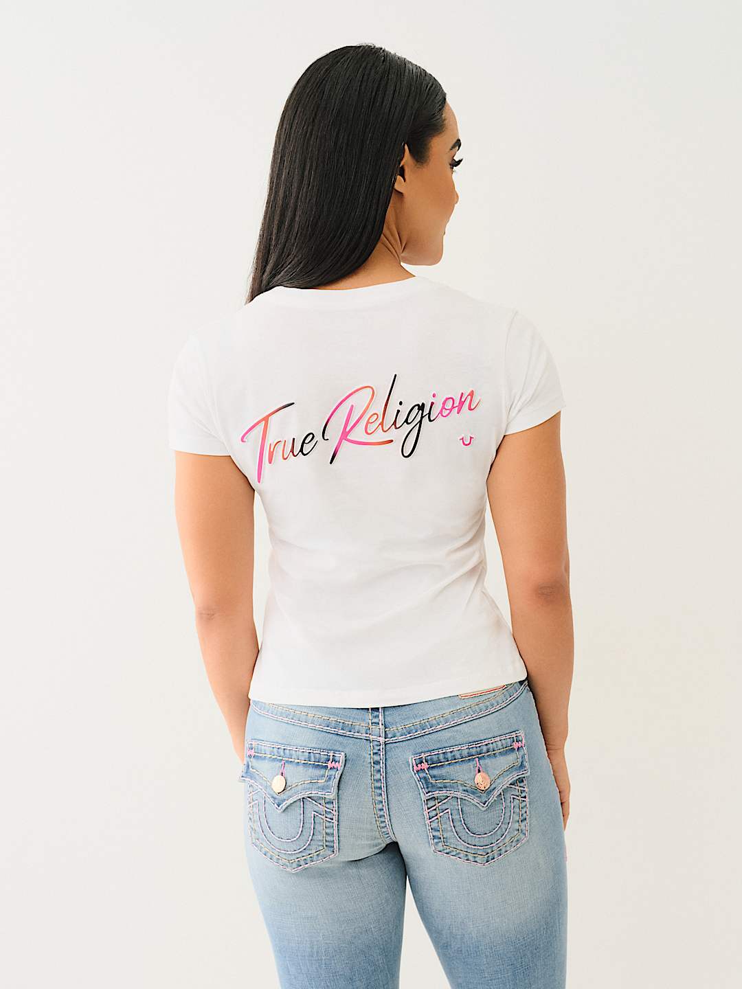 TRUE LOGO V TEE, image 6
