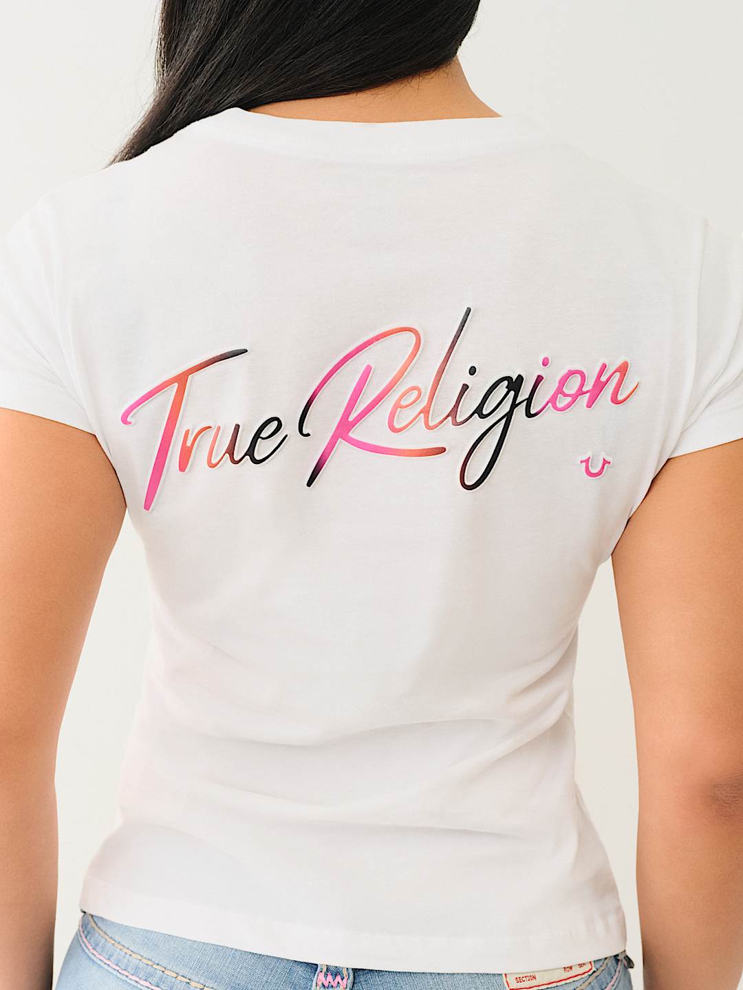 TRUE LOGO V TEE, image 1