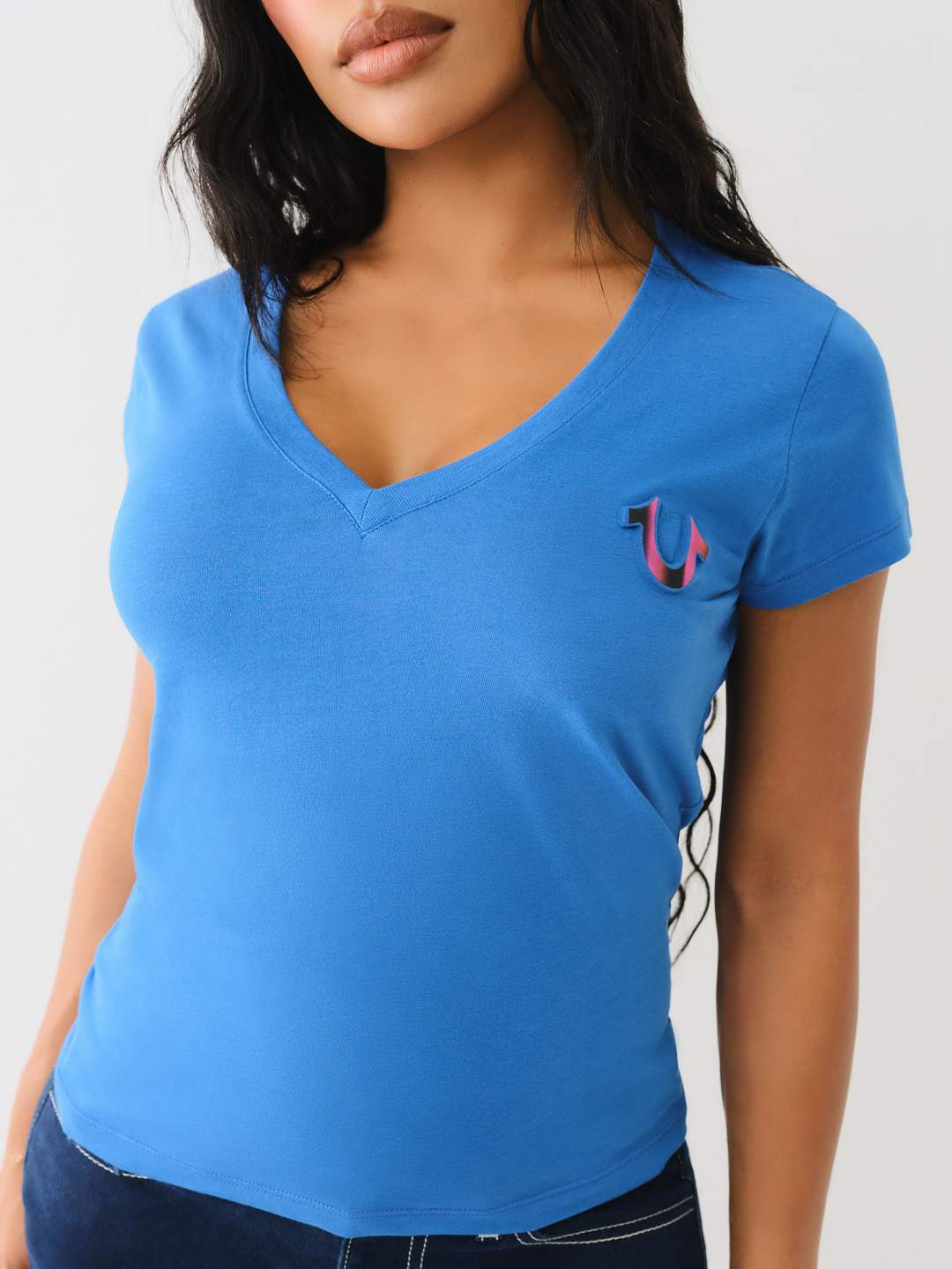TRUE LOGO V TEE, image 2