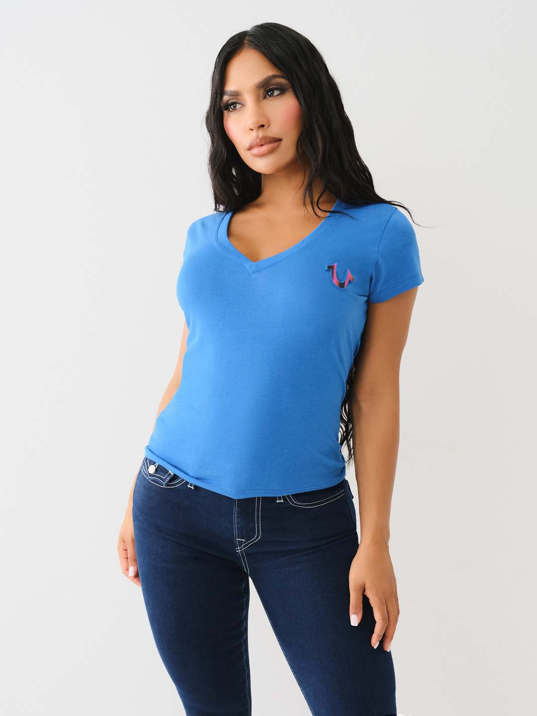 TRUE LOGO V TEE, image 3