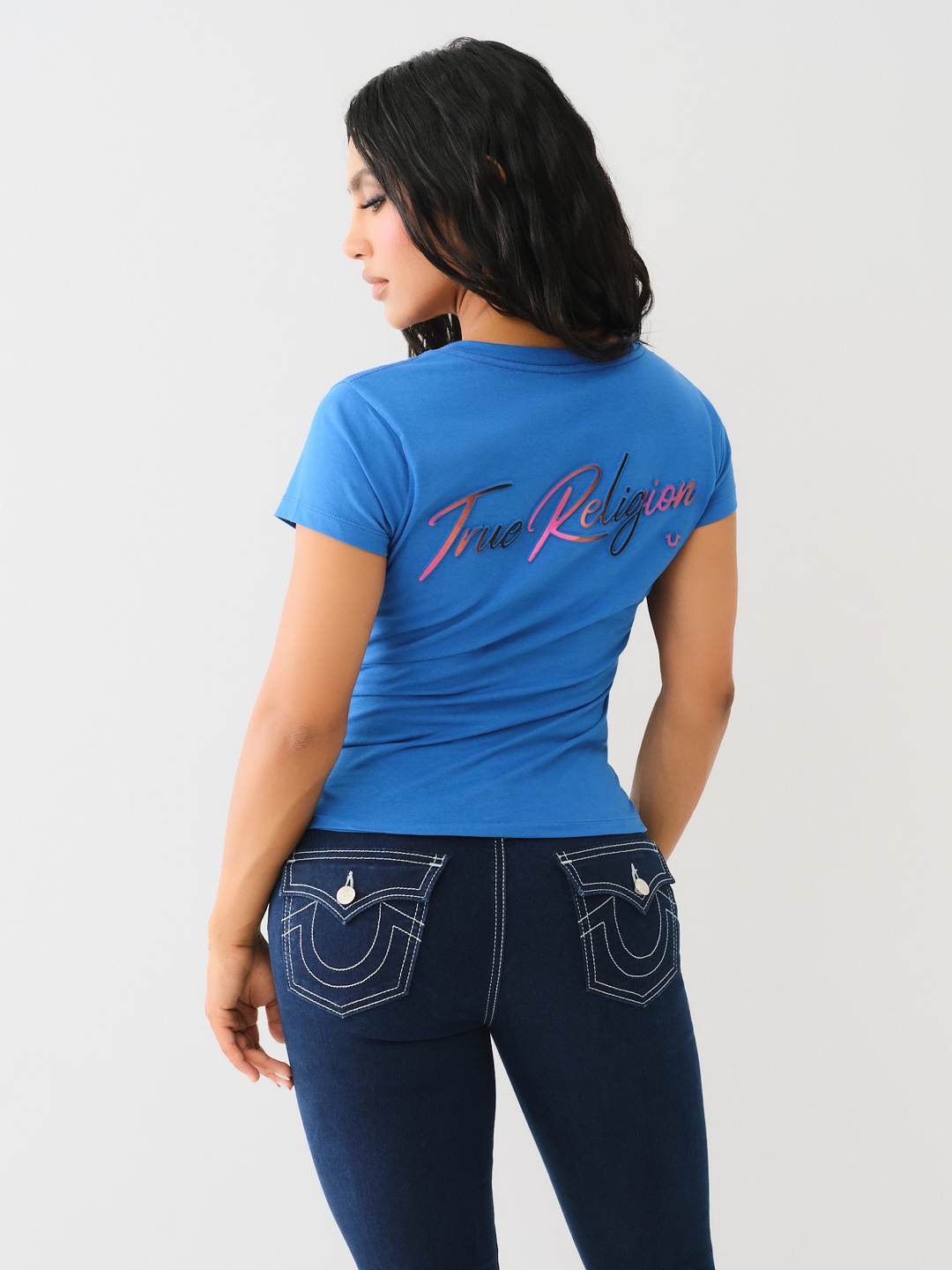 TRUE LOGO V TEE, image 4