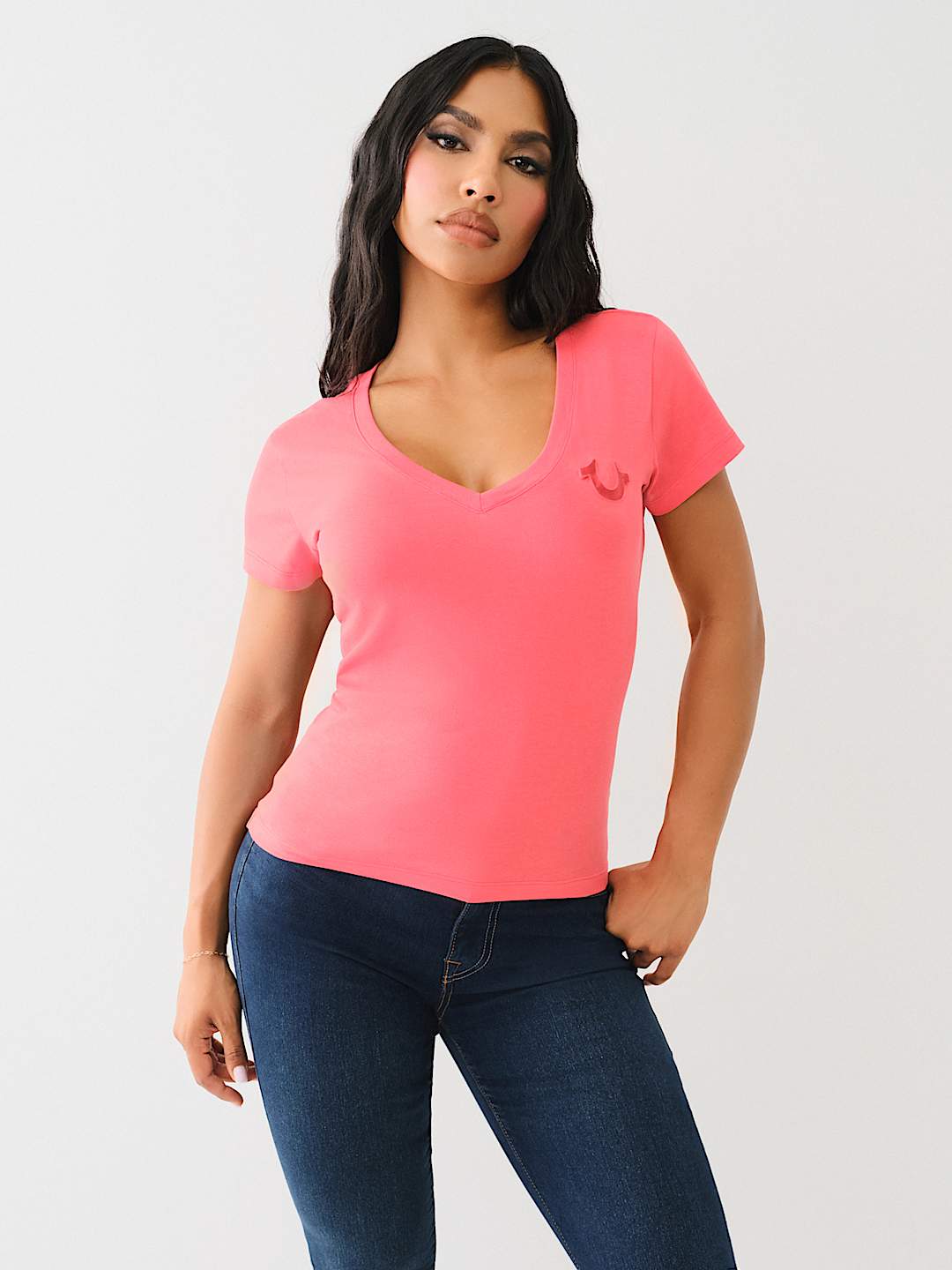 TRUE LOGO V TEE, image 3