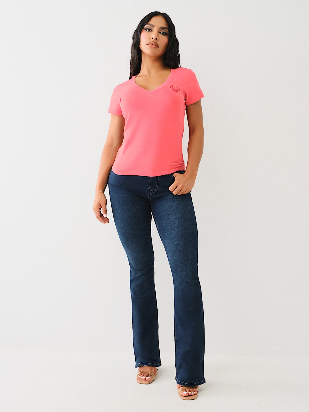 TRUE LOGO V TEE, image 4