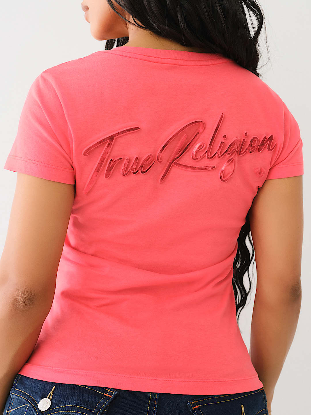 TRUE LOGO V TEE, image 1