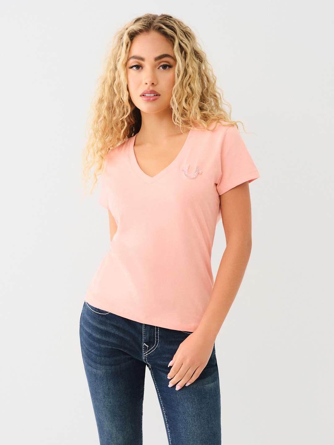 TRUE LOGO V TEE, image 3