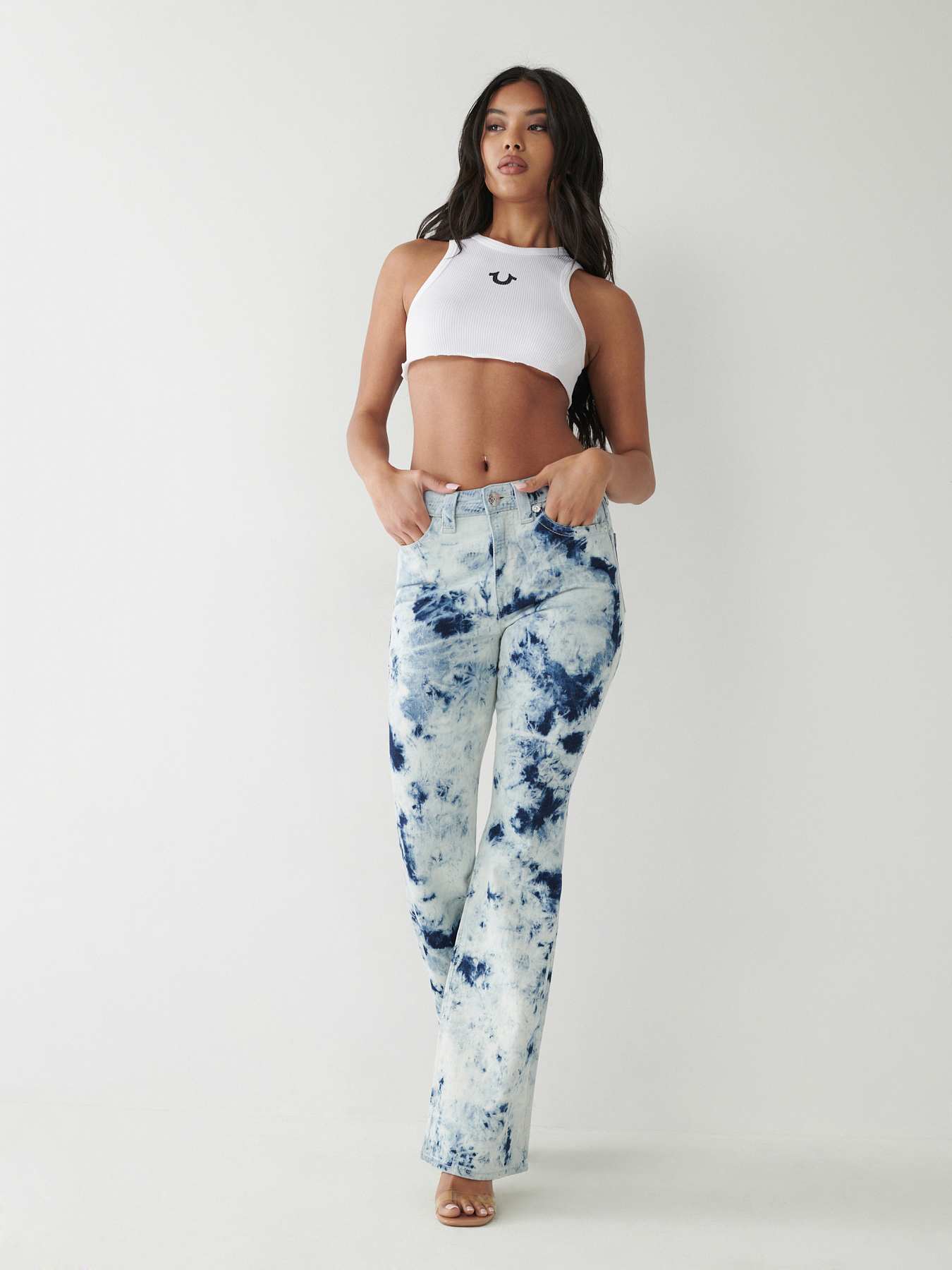 JEANS REAGAN ACAMPANADOS DE TIRO ALTO, image 5