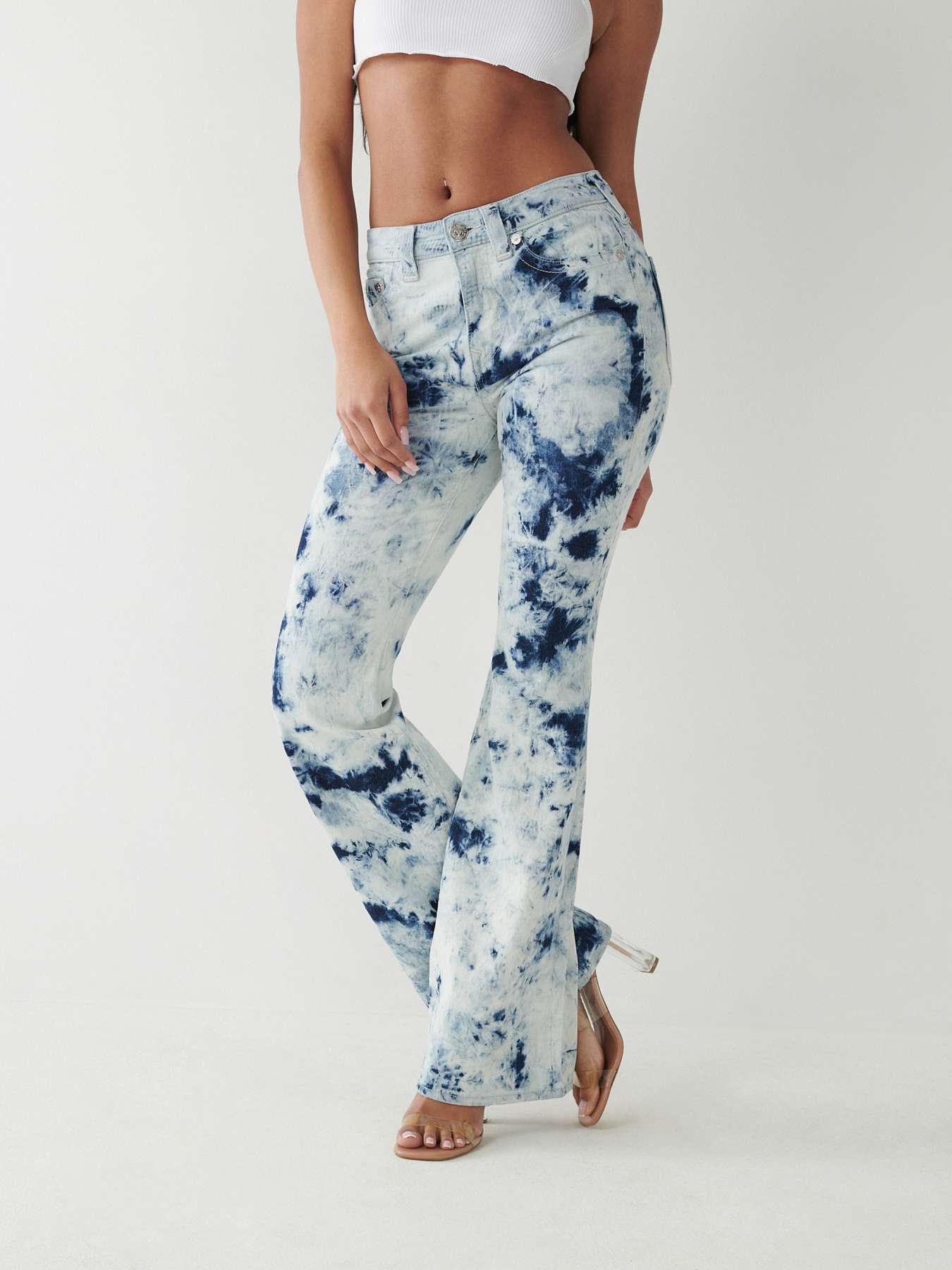 JEANS REAGAN ACAMPANADOS DE TIRO ALTO, image 6