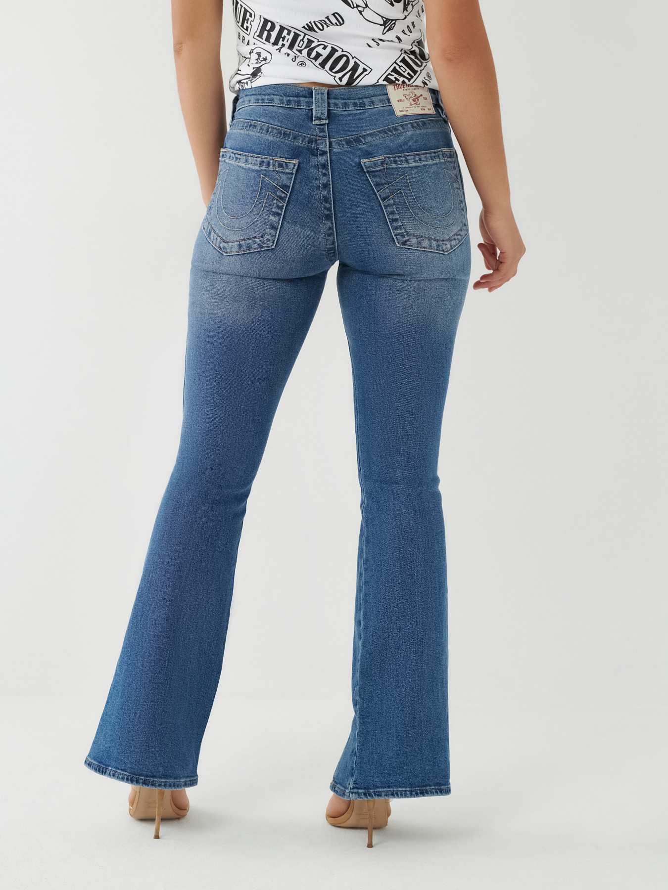 REAGAN HIGH RISE FLARE JEAN