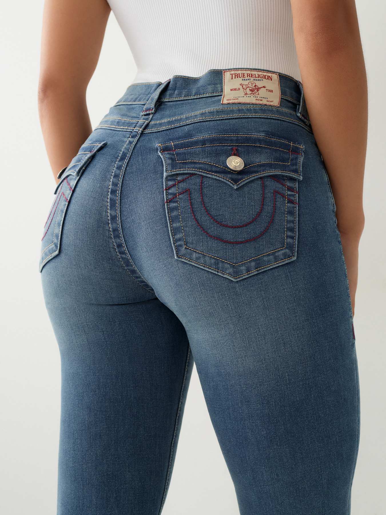 True religion halle high rise hot sale super skinny