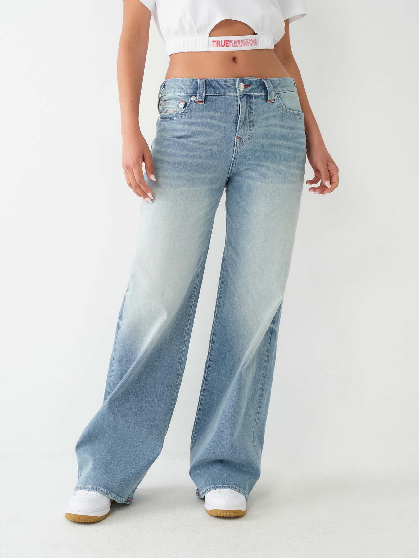 True Religion UO Exclusive Bobbi Baggy Cargo Jean