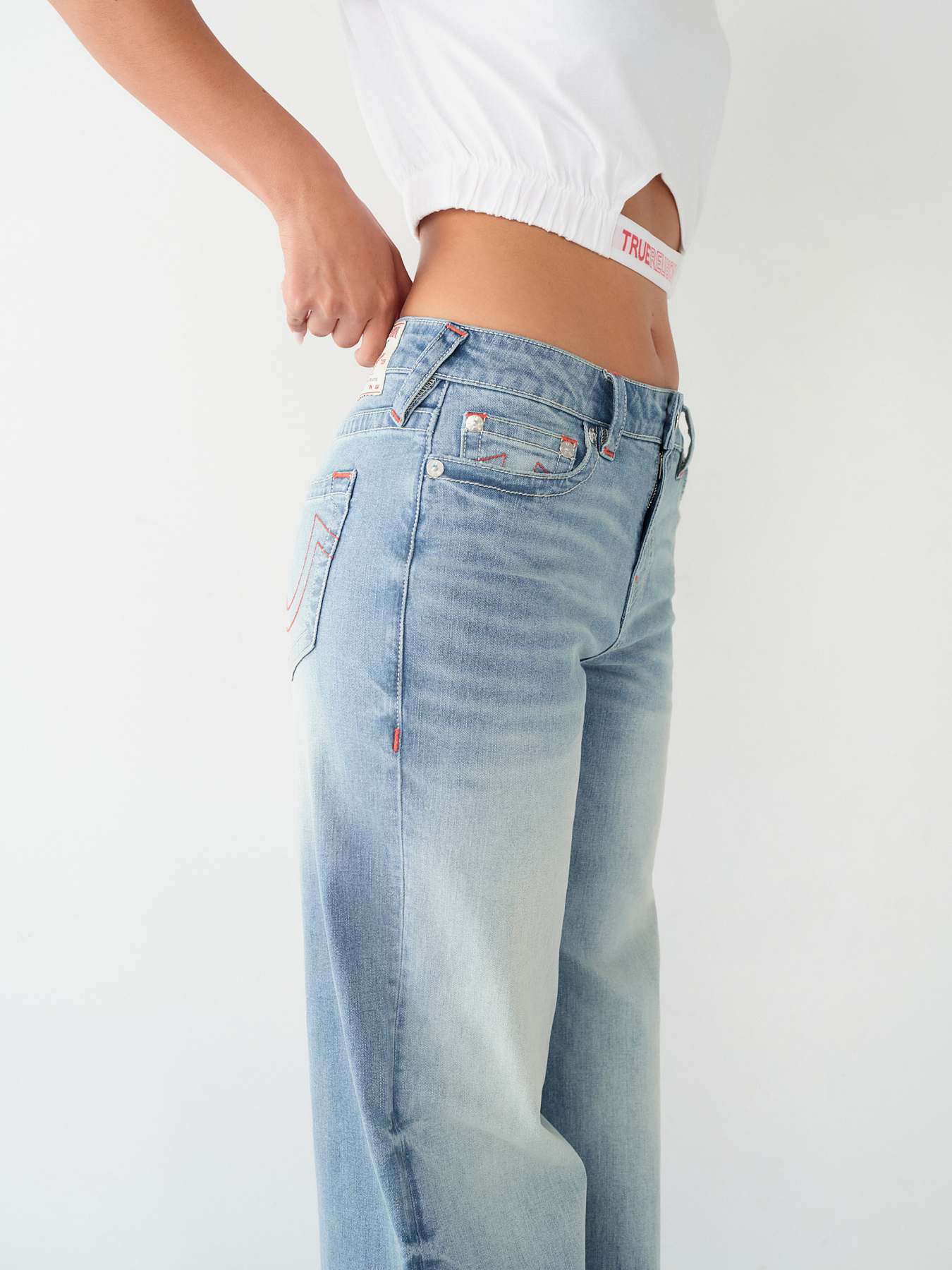 True Religion UO Exclusive Bobbi Baggy Cargo Jean