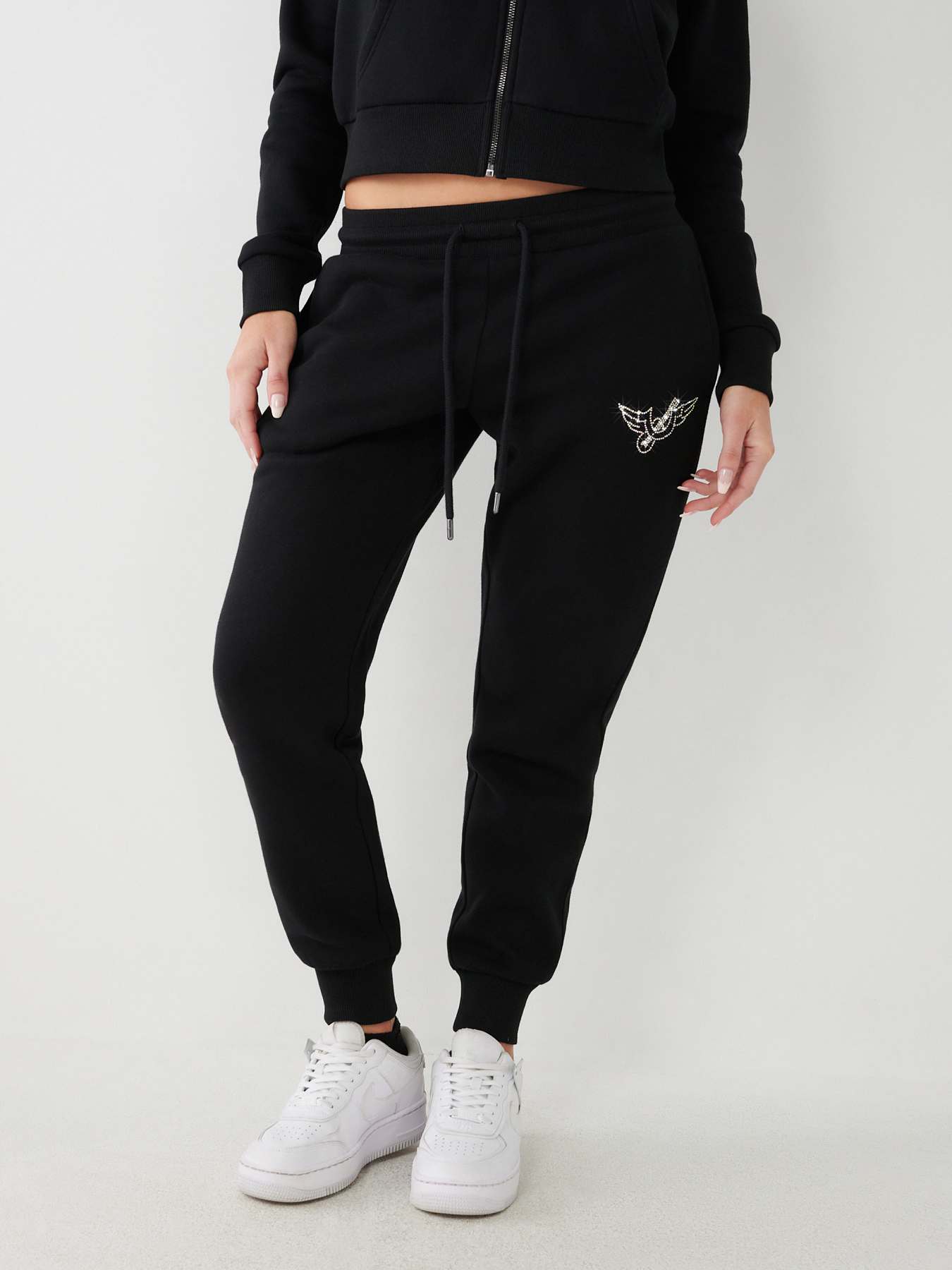 WIDE LEG LOGO JOGGER