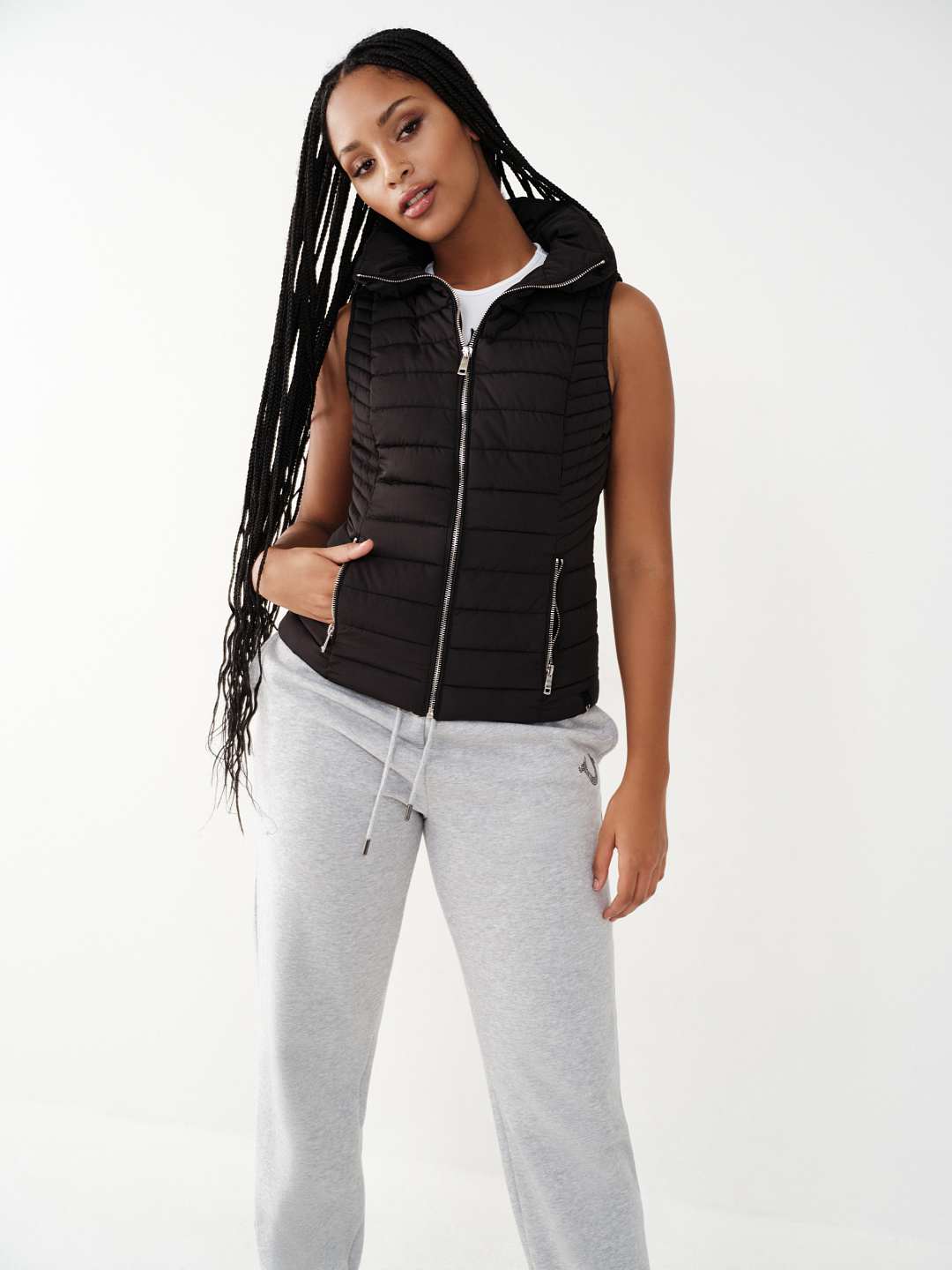 True Religion ダウンベスト Light Puffer Vest | True Religion