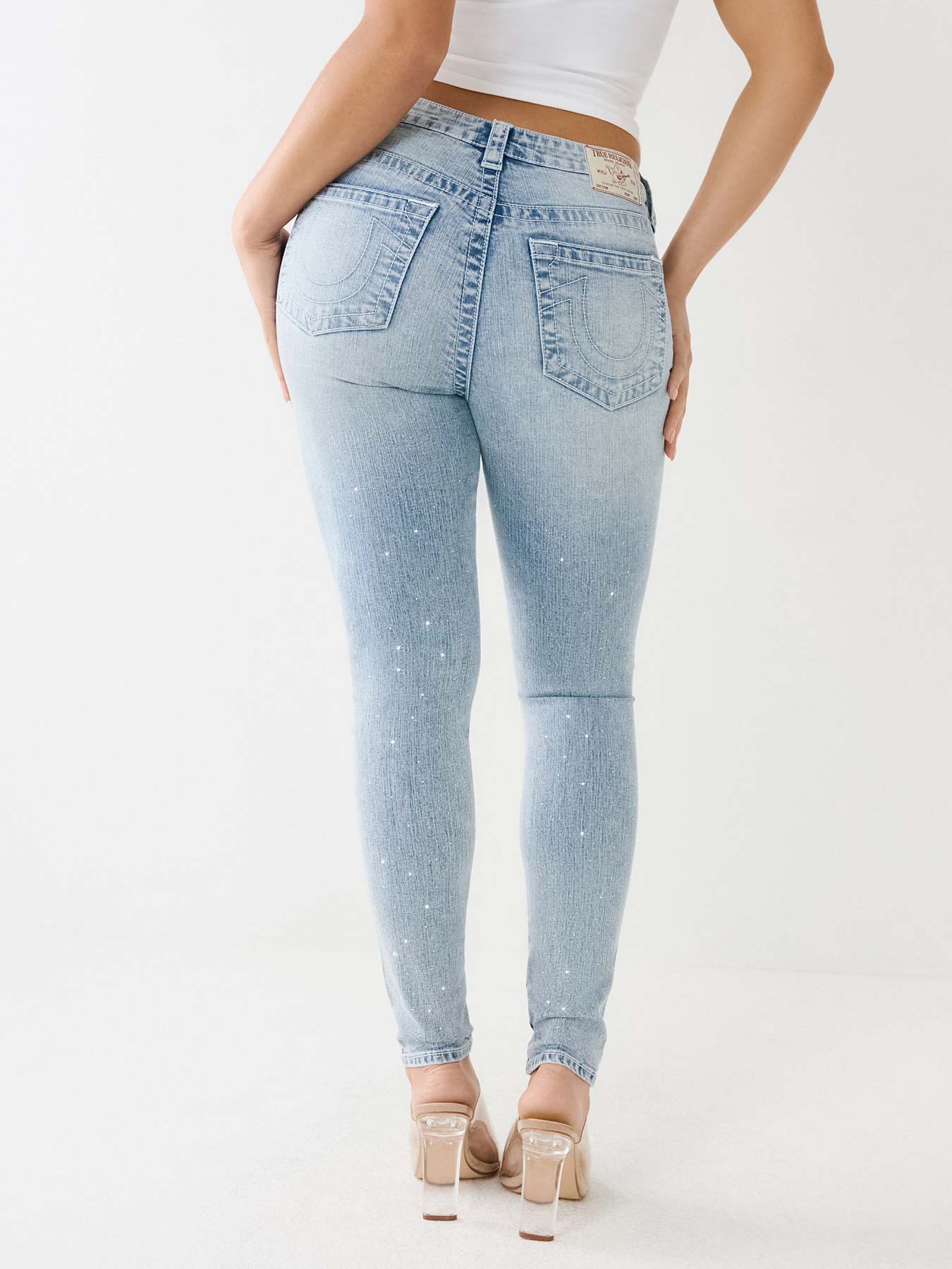 CRYSTAL JENNIE HIGH RISE CURVY SKINNY JEAN