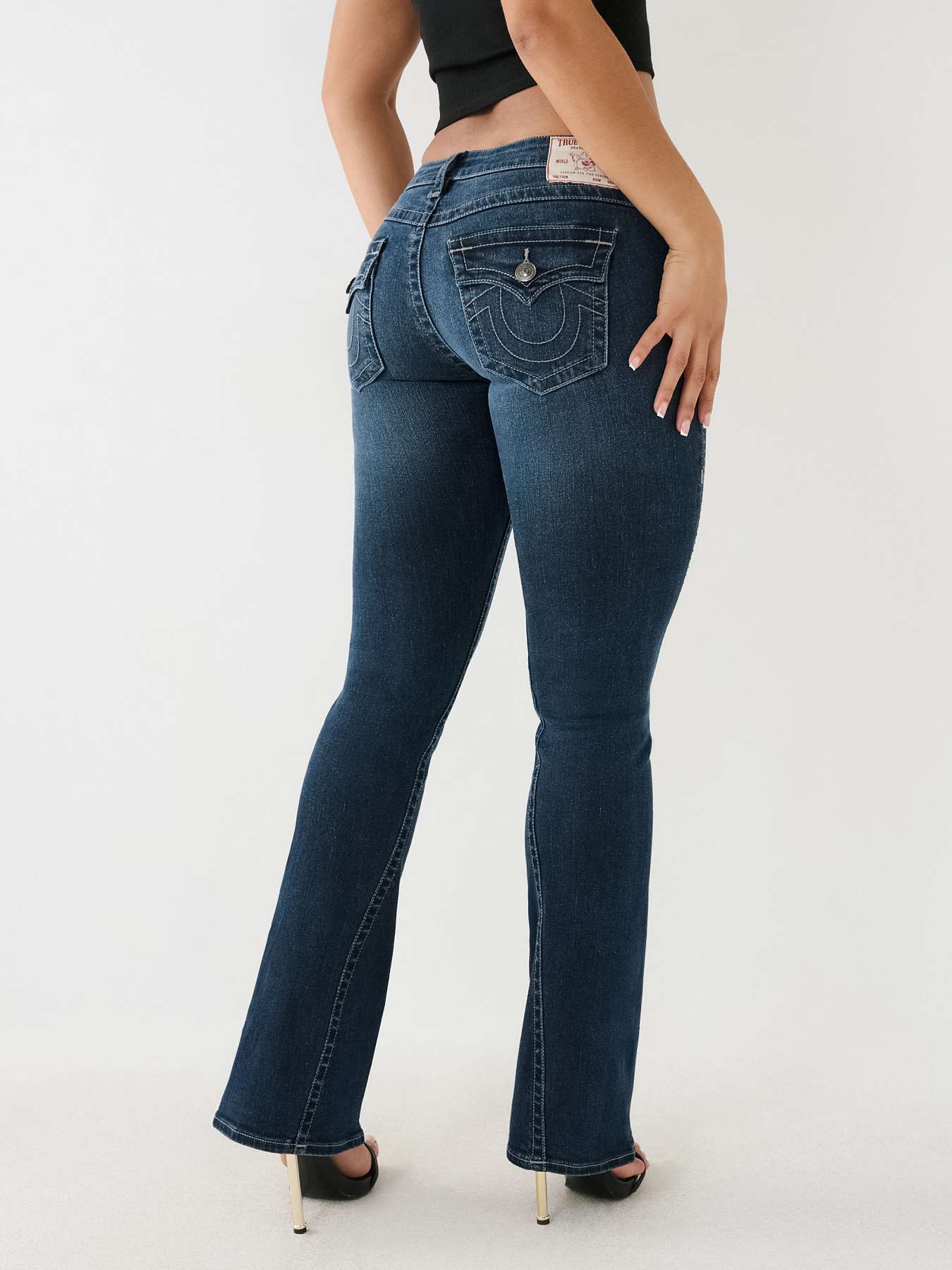 CARRIE LOW RISE FLARE JEAN