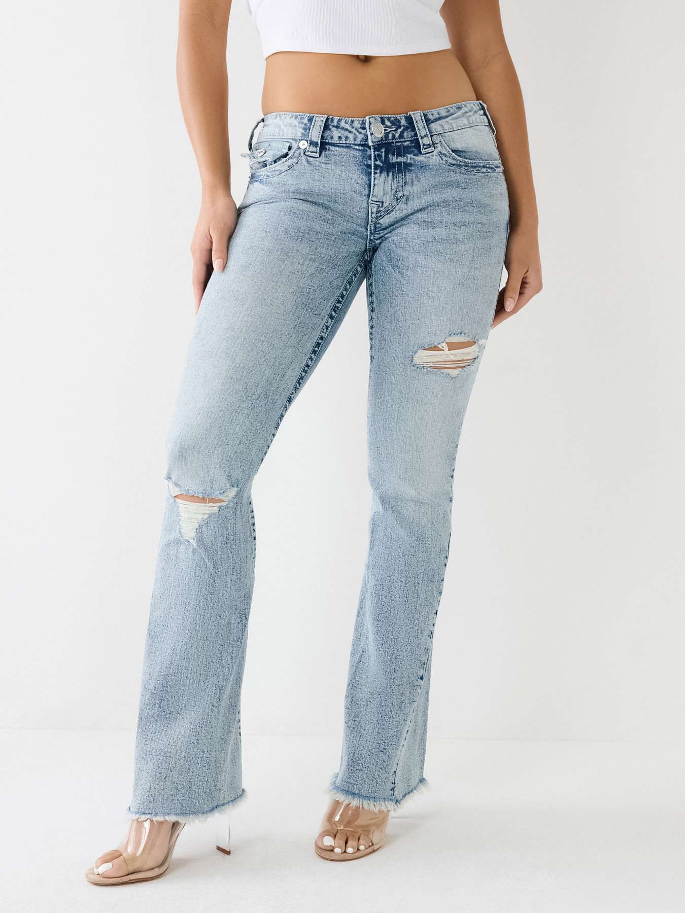 CARRIE LOW RISE FLARE JEAN