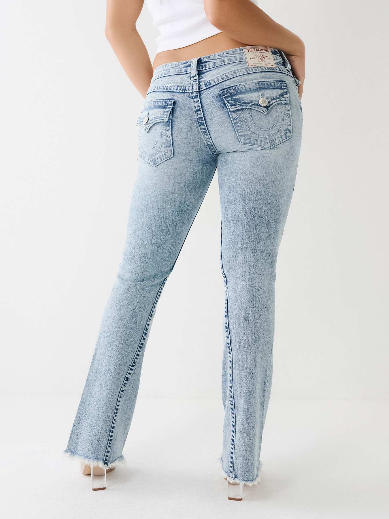 CARRIE LOW RISE FLARE JEAN