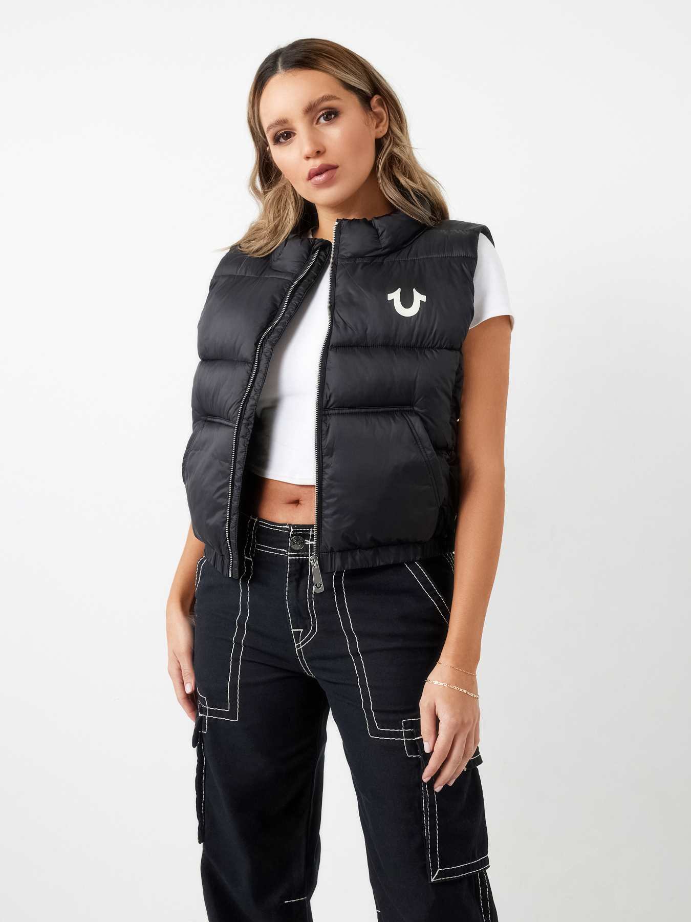 TRUE RLGN ZIP PUFFER VEST