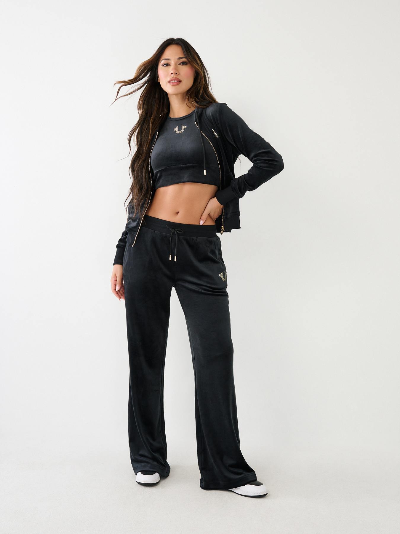 adidas velour zip hoodie